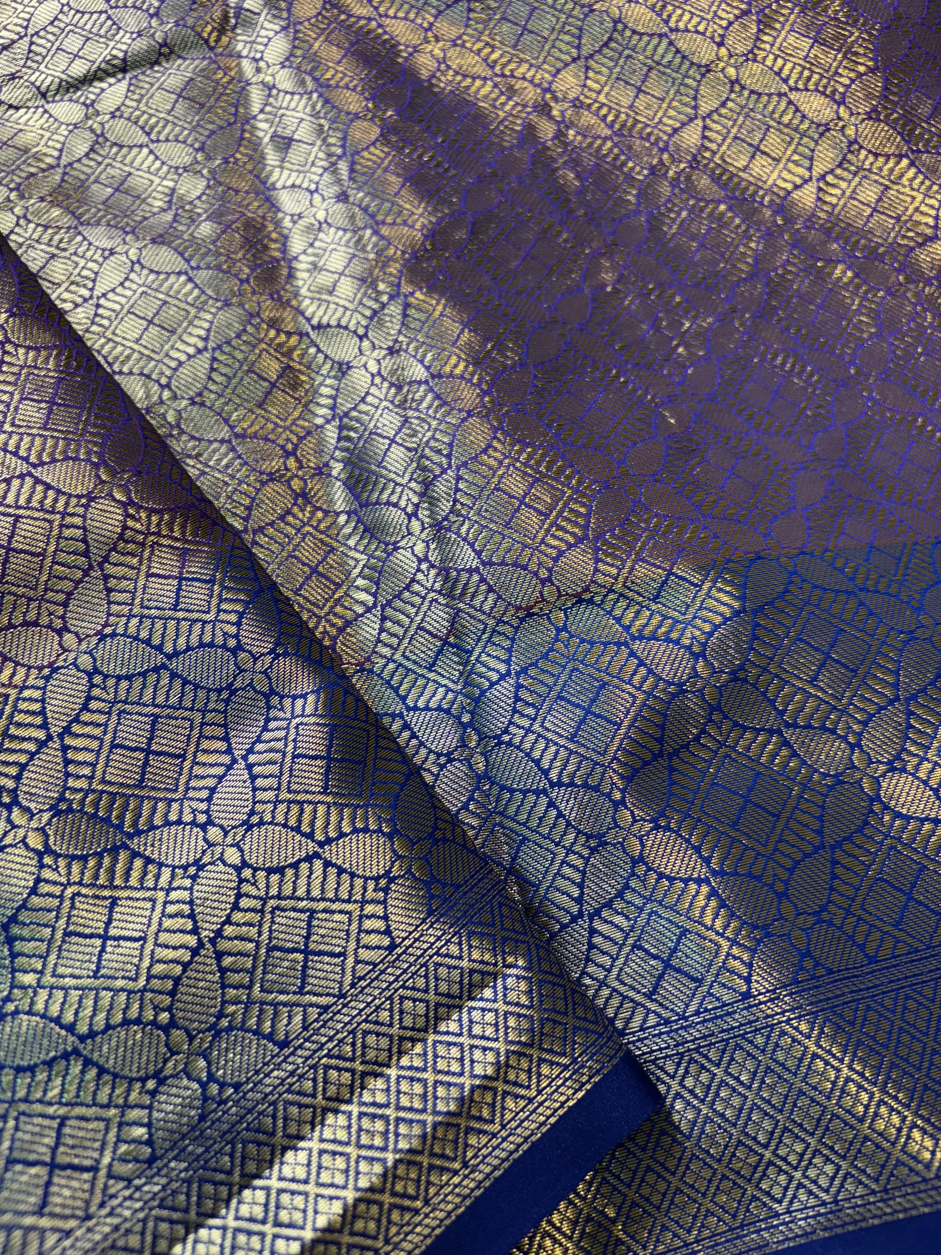 Contrast Banarasi Fancy Katan Silk Saree
