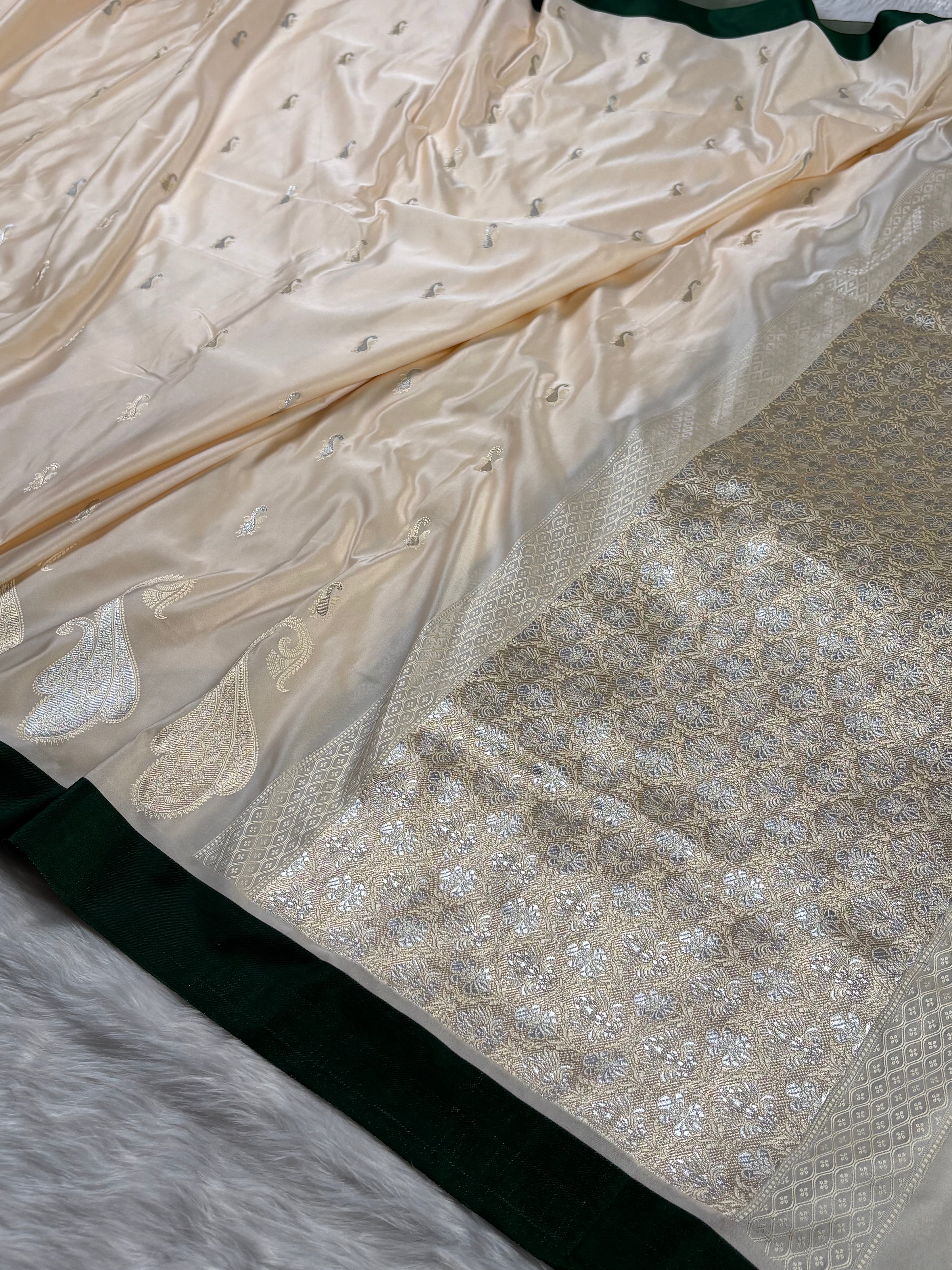 Mashru Katan Banarasi Saree