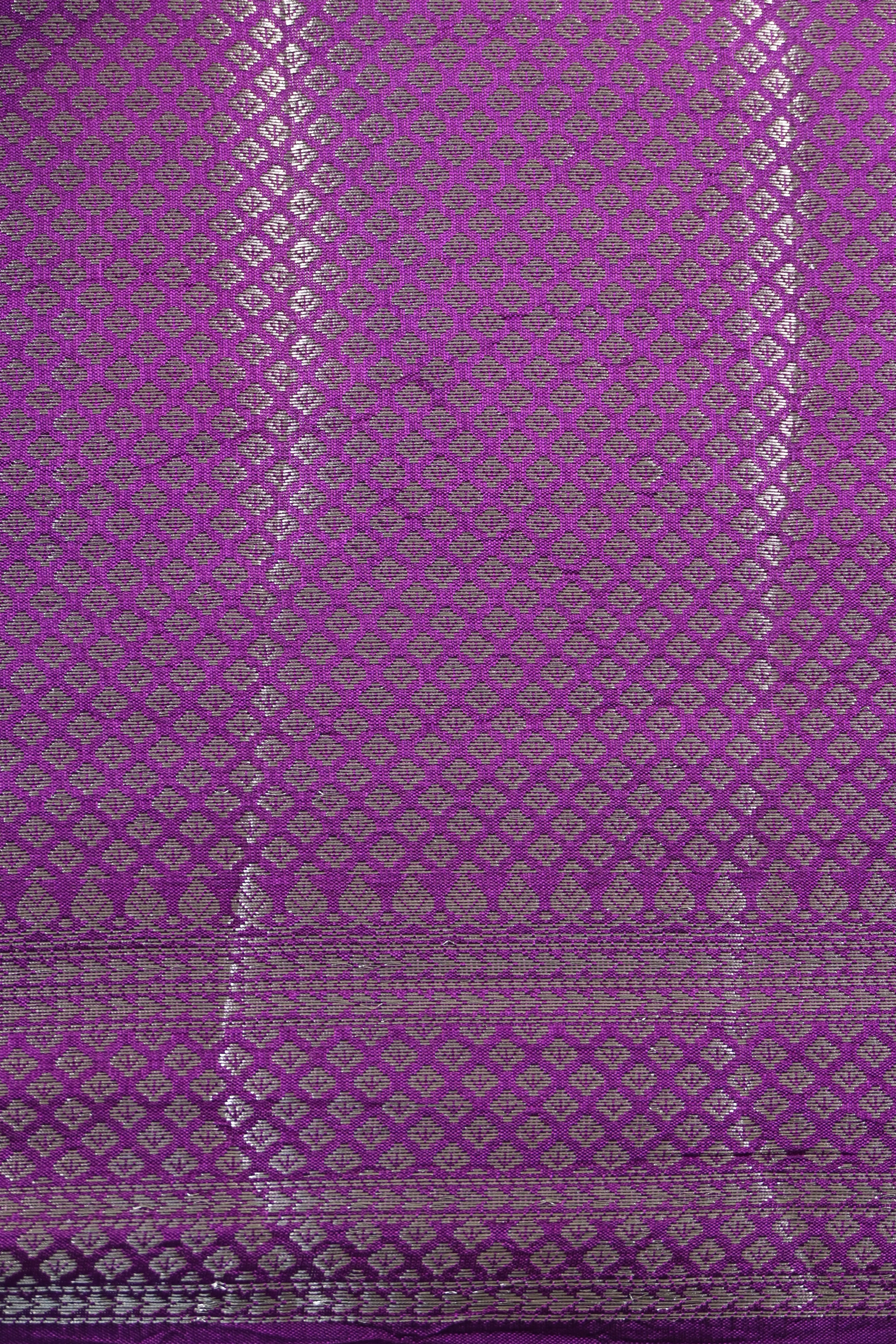 Blue Pure Banarasi Katan Silk Saree