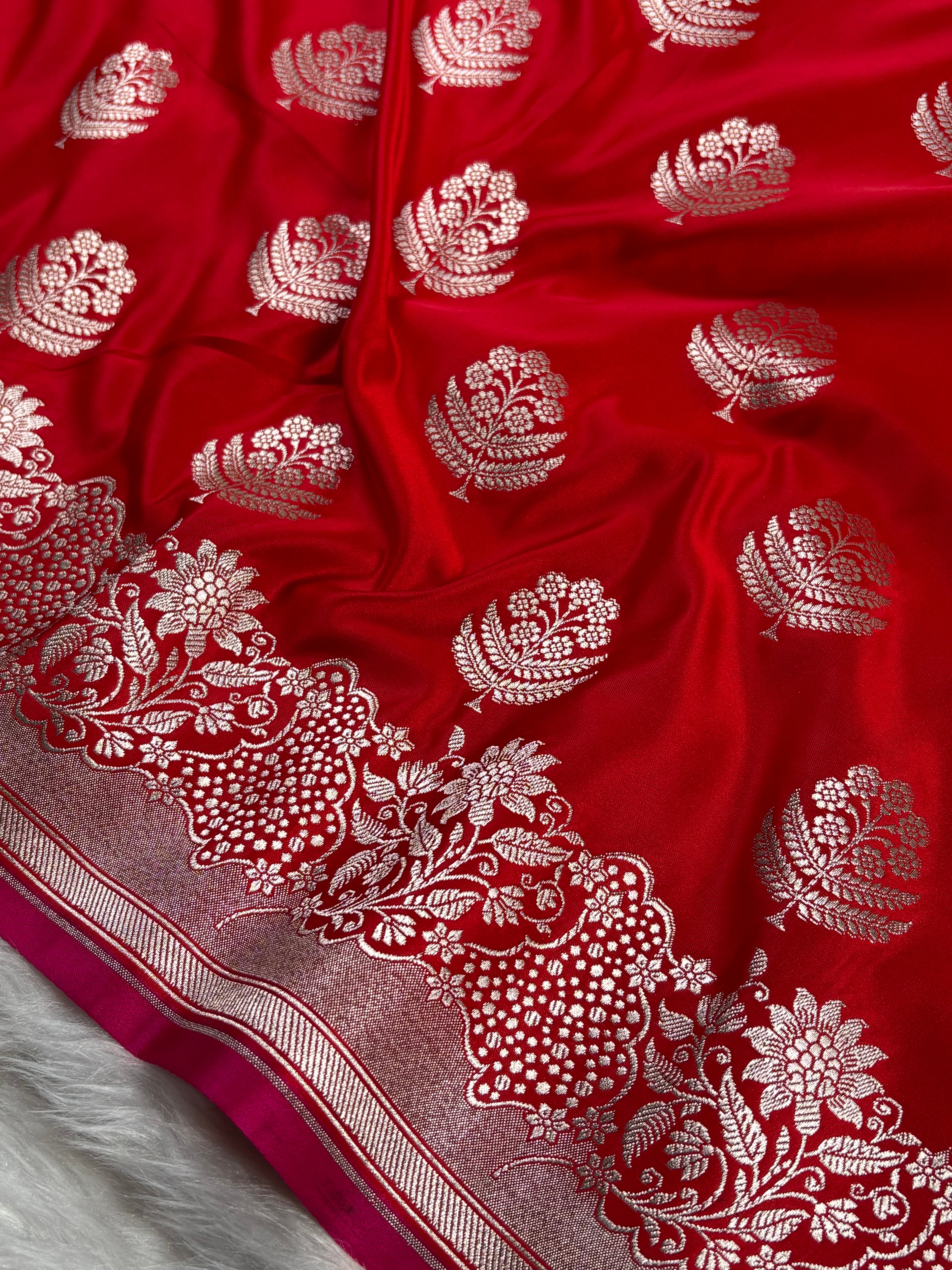 Mashru Katan Banarasi Saree