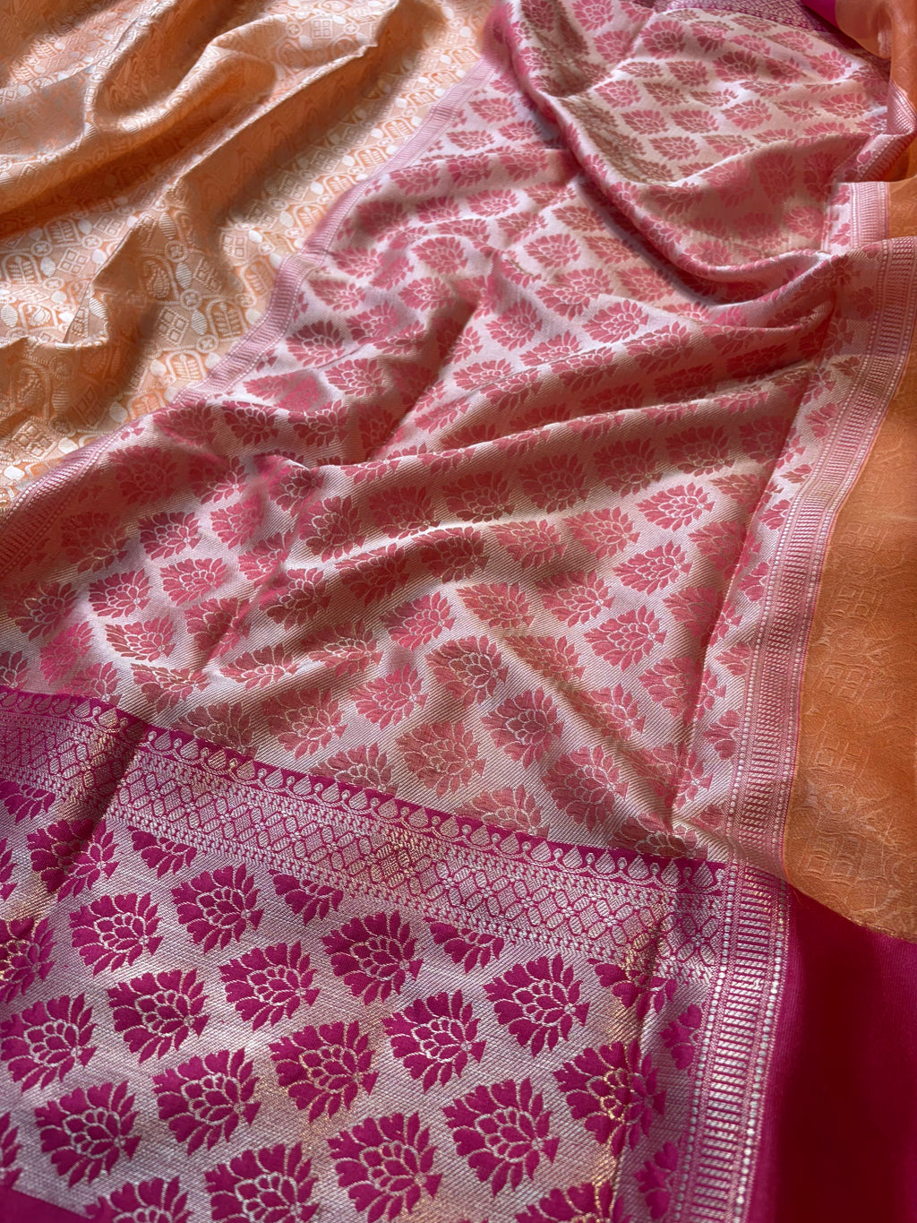 Contrast Banarasi Fancy Katan Saree