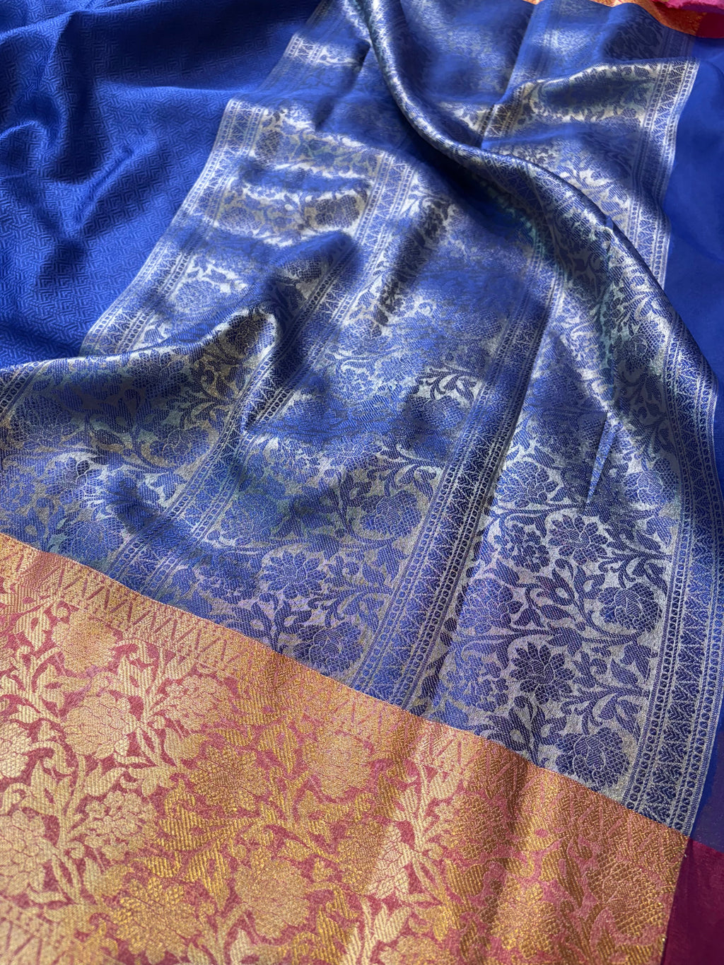 Contrast Banarasi Fancy Katan Tanchui Saree
