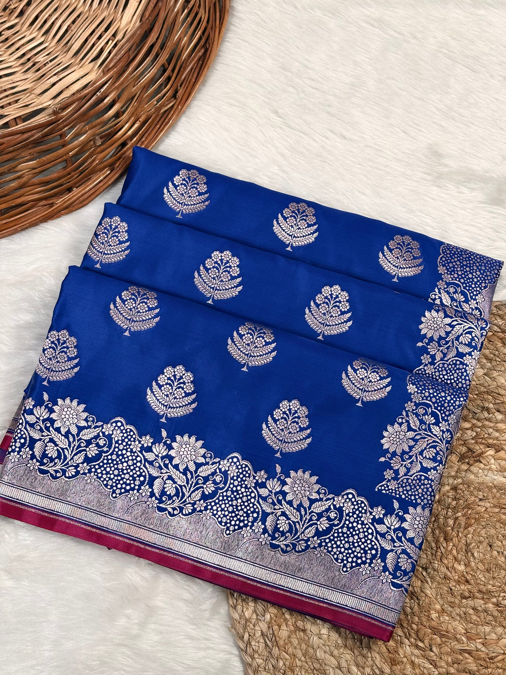 Mashru katan Banarasi Saree