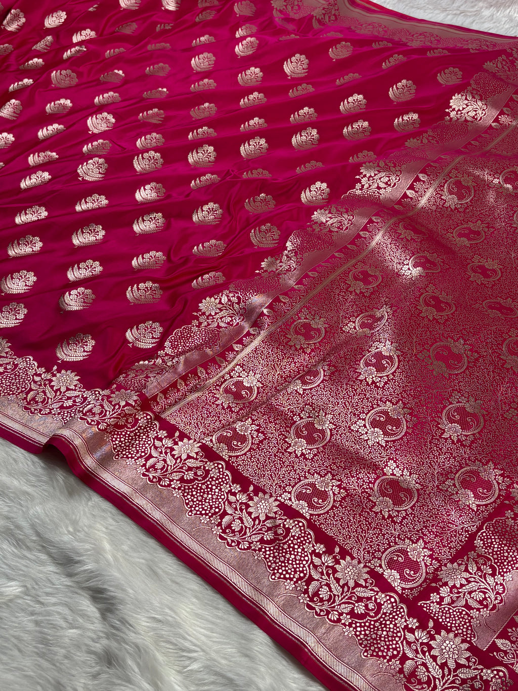 Mashru Katan Banarasi Saree