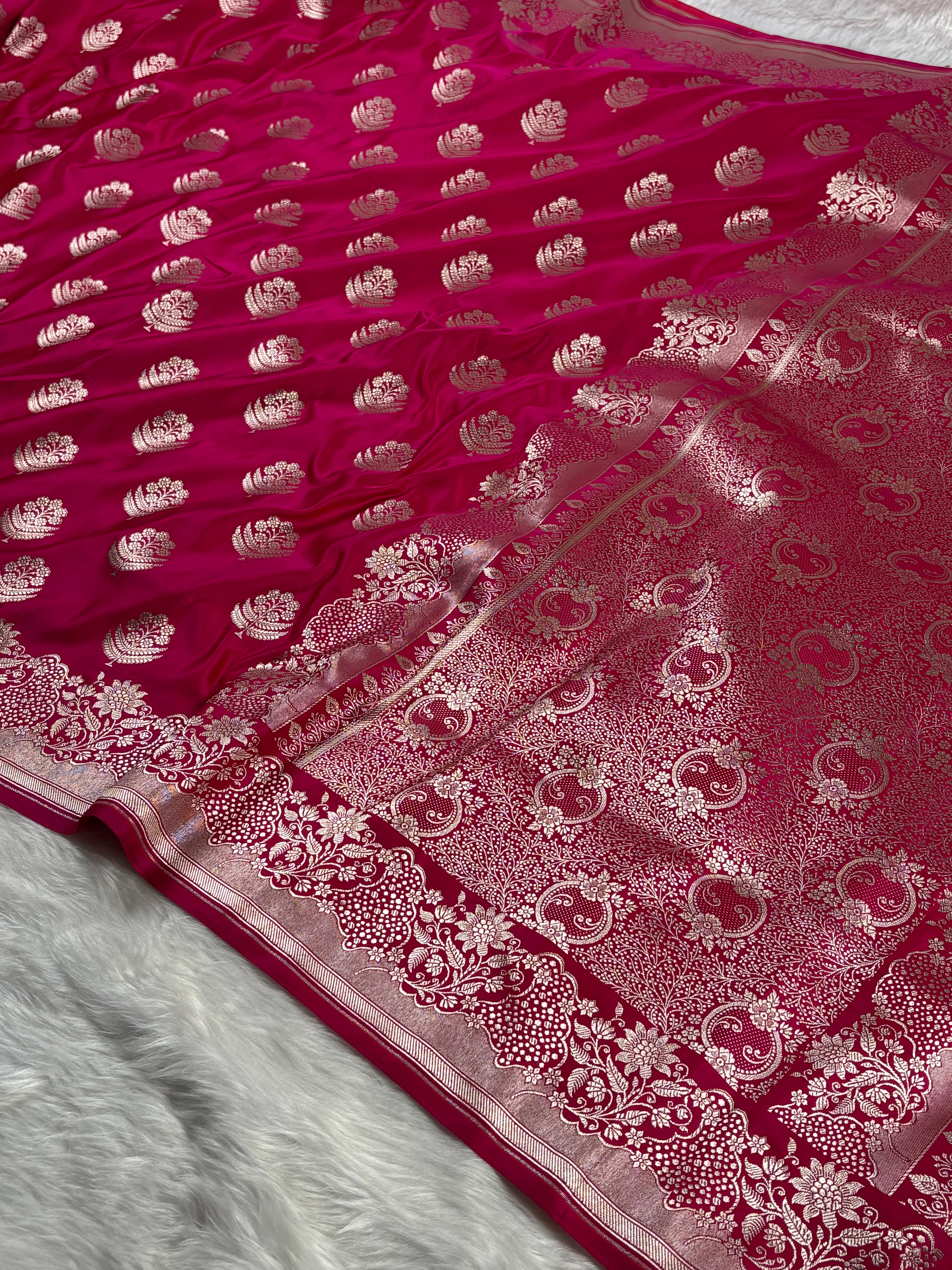Mashru Katan Banarasi Saree