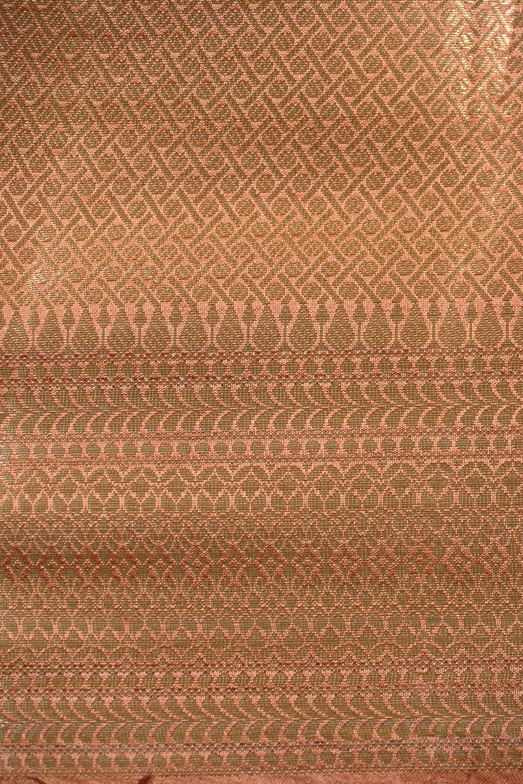 Dual Tone Pure Banarasi Katan Silk Saree