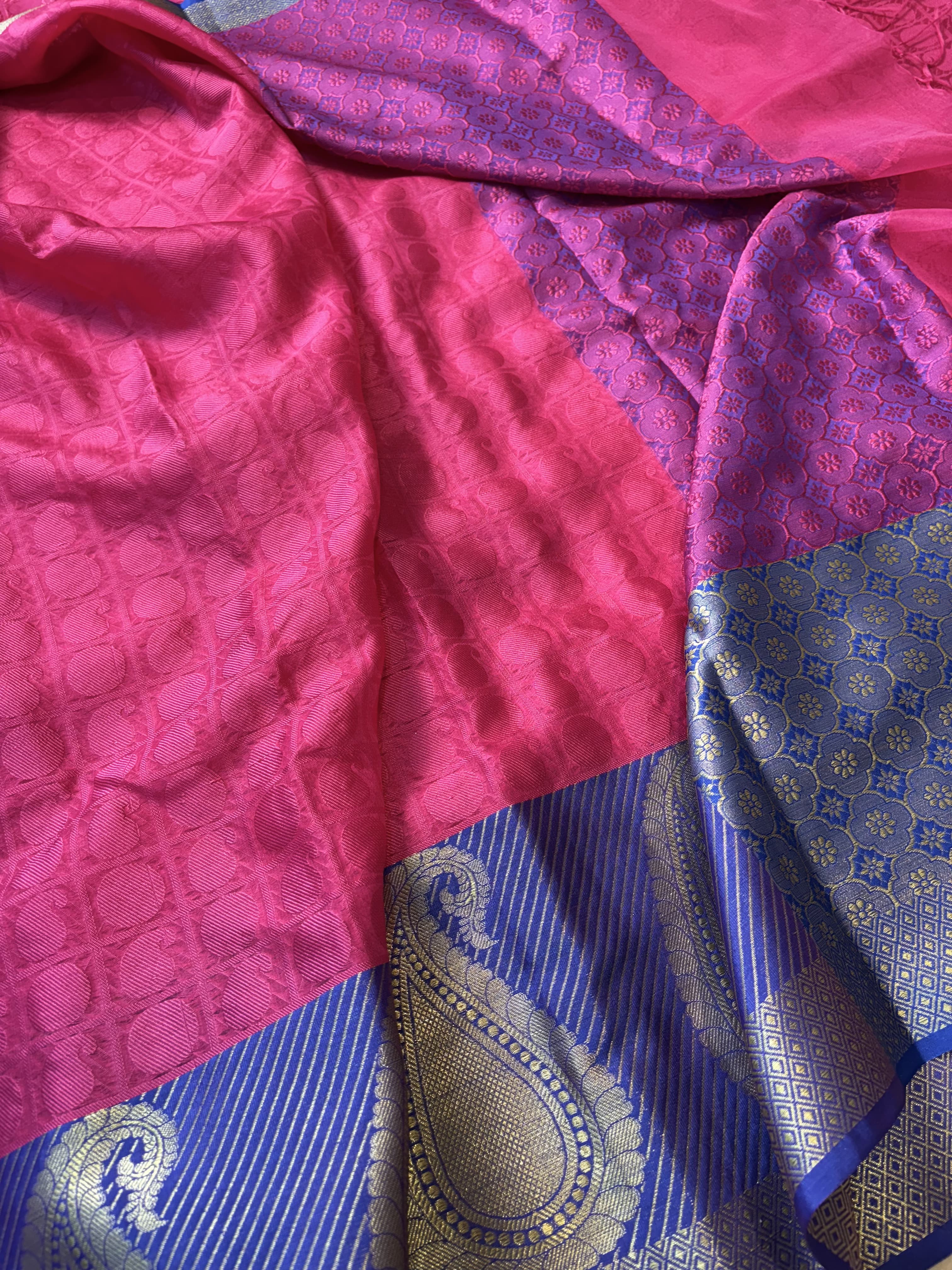 Contrast Banarasi Fancy Katan Tanchui Saree