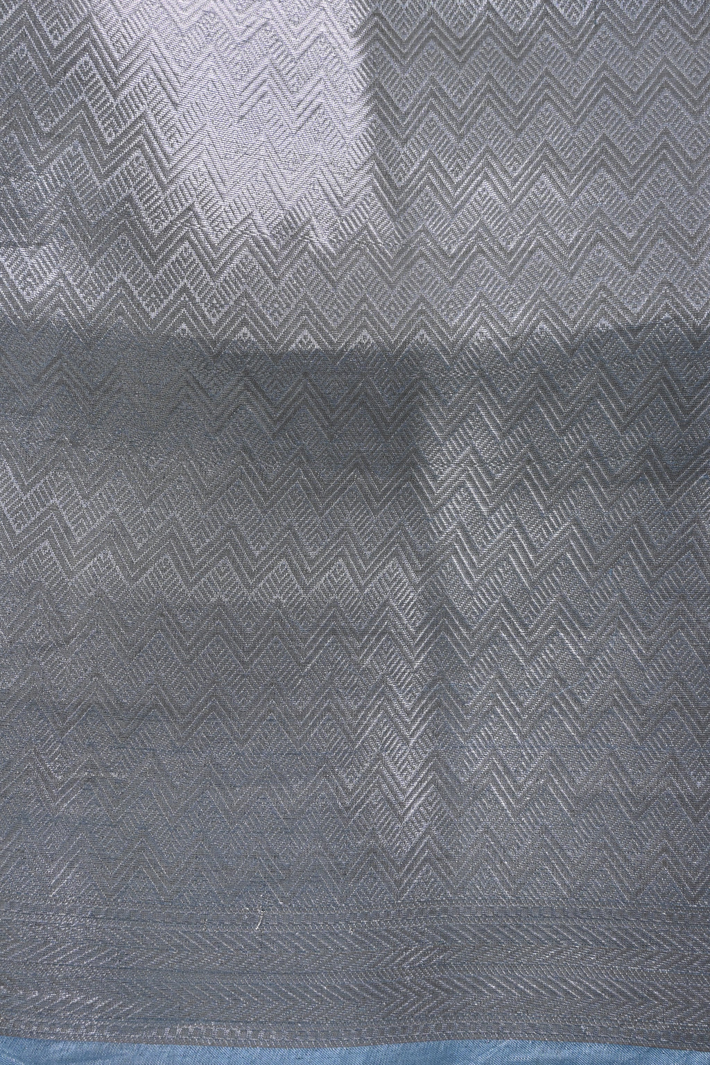 Baby Blue Pure Banarasi Molten Alfi Tissue Silk Saree