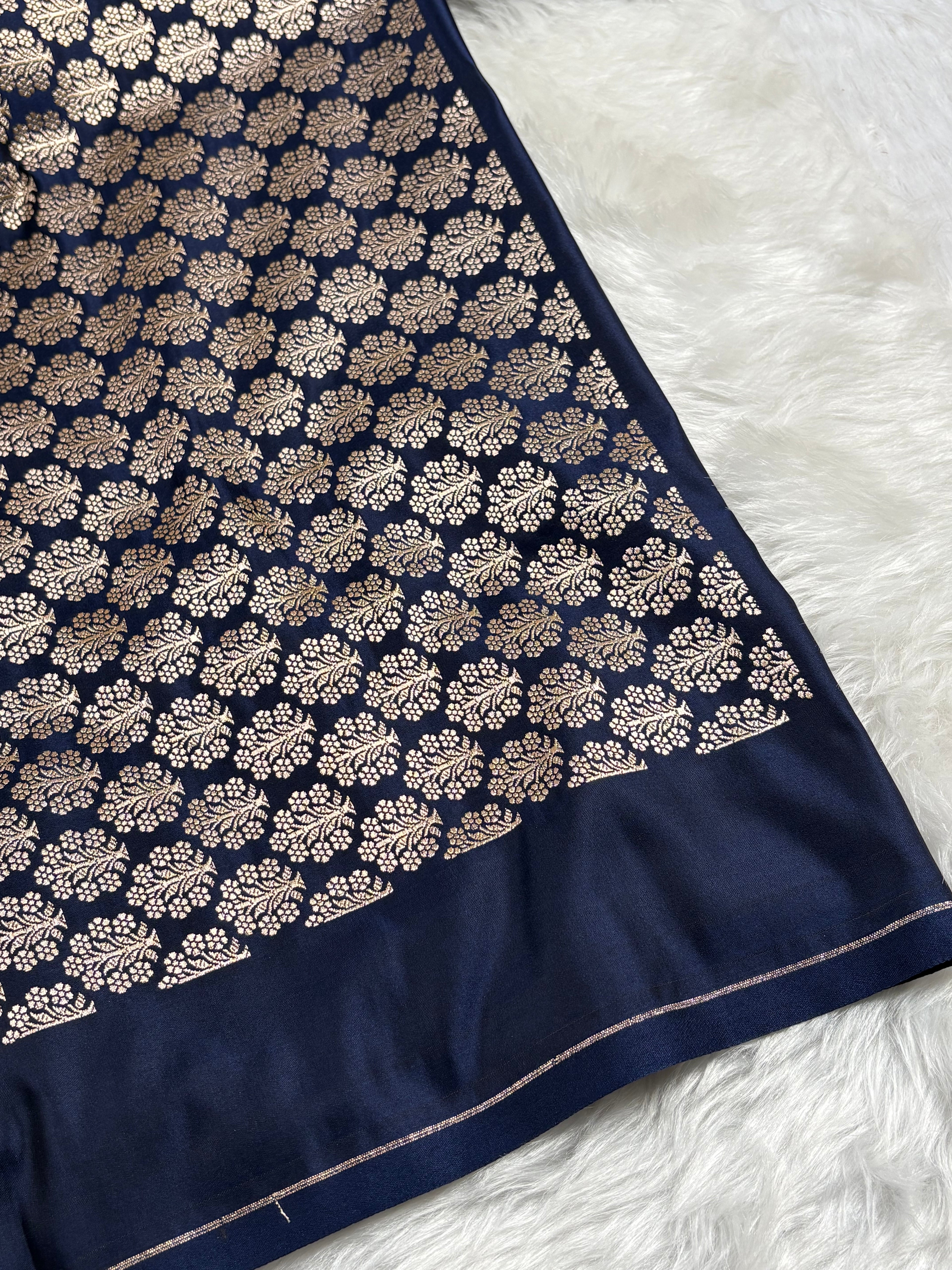 Mashru Katan Banarasi Saree
