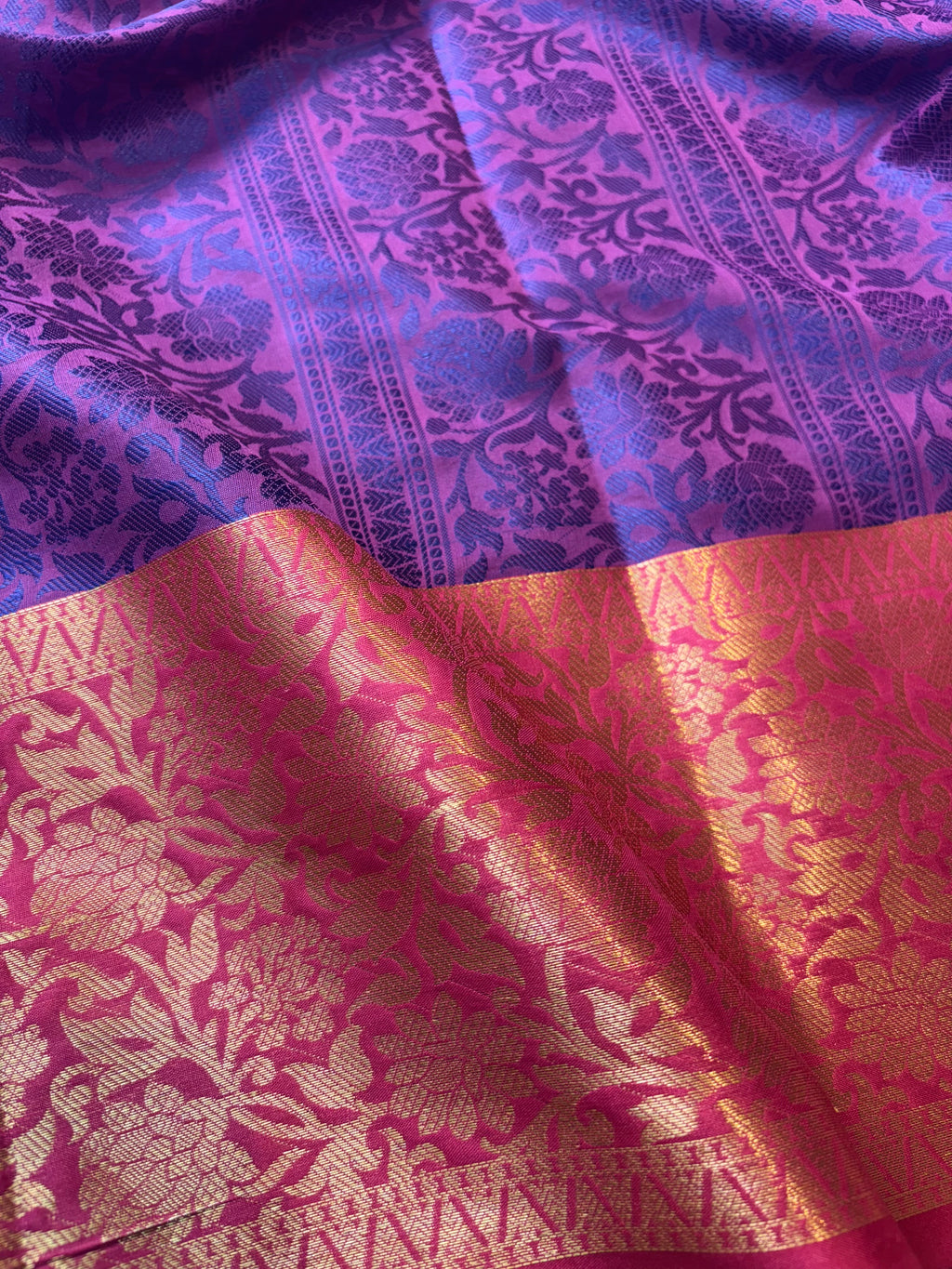 Contrast Banarasi Fancy Katan Tanchui Saree