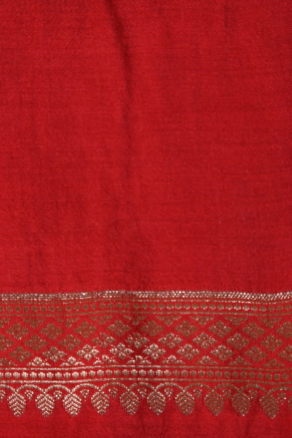 Red Pure Banarasi Moonga Silk Saree