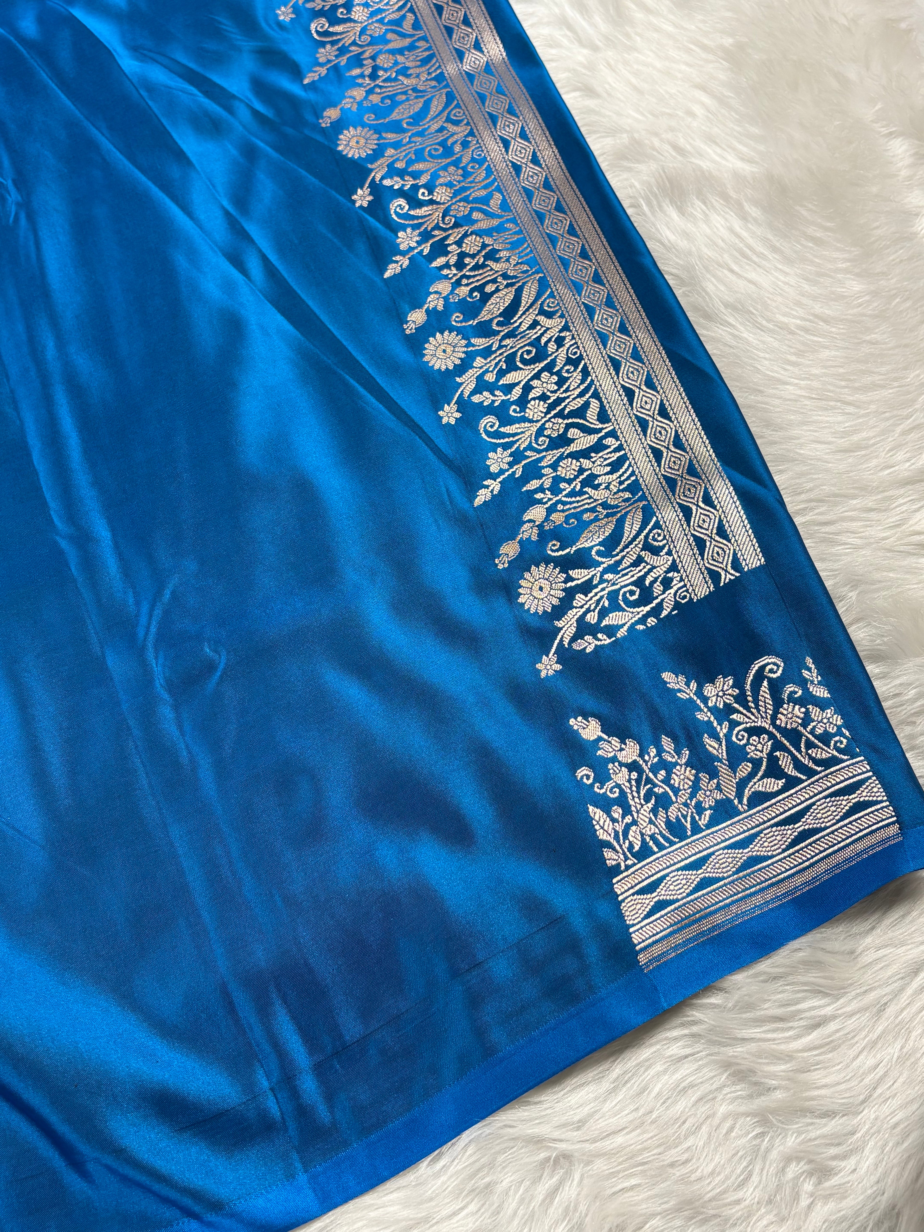 Mashru Katan Banarasi Saree
