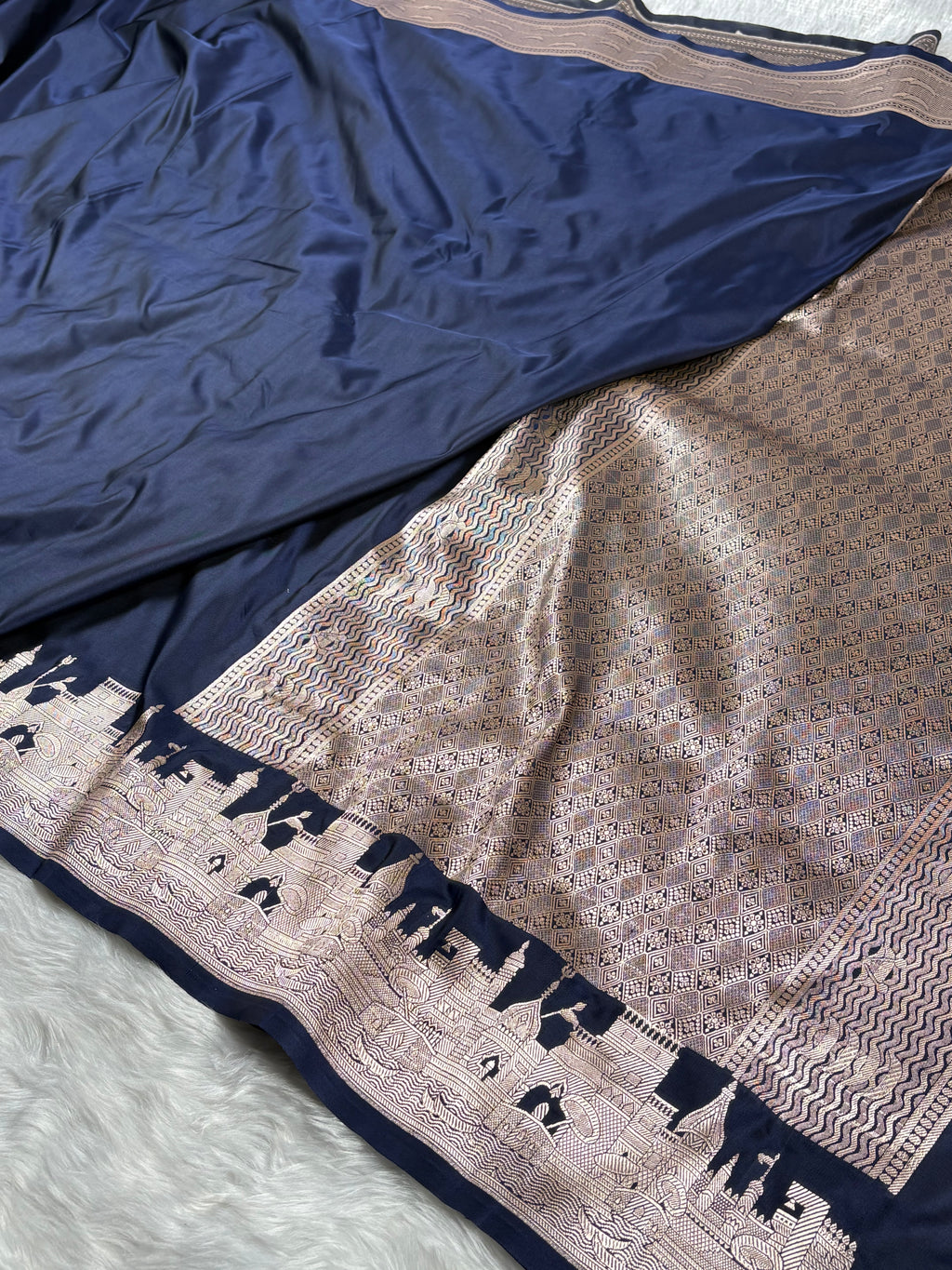 Mashru Katan Banarasi Saree