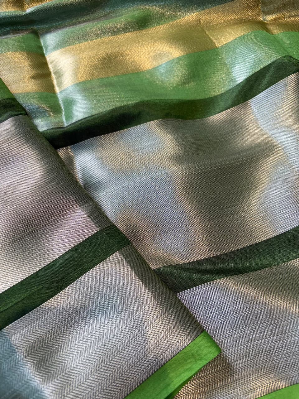 Black Banarasi Fancy Tissue Silk Saree