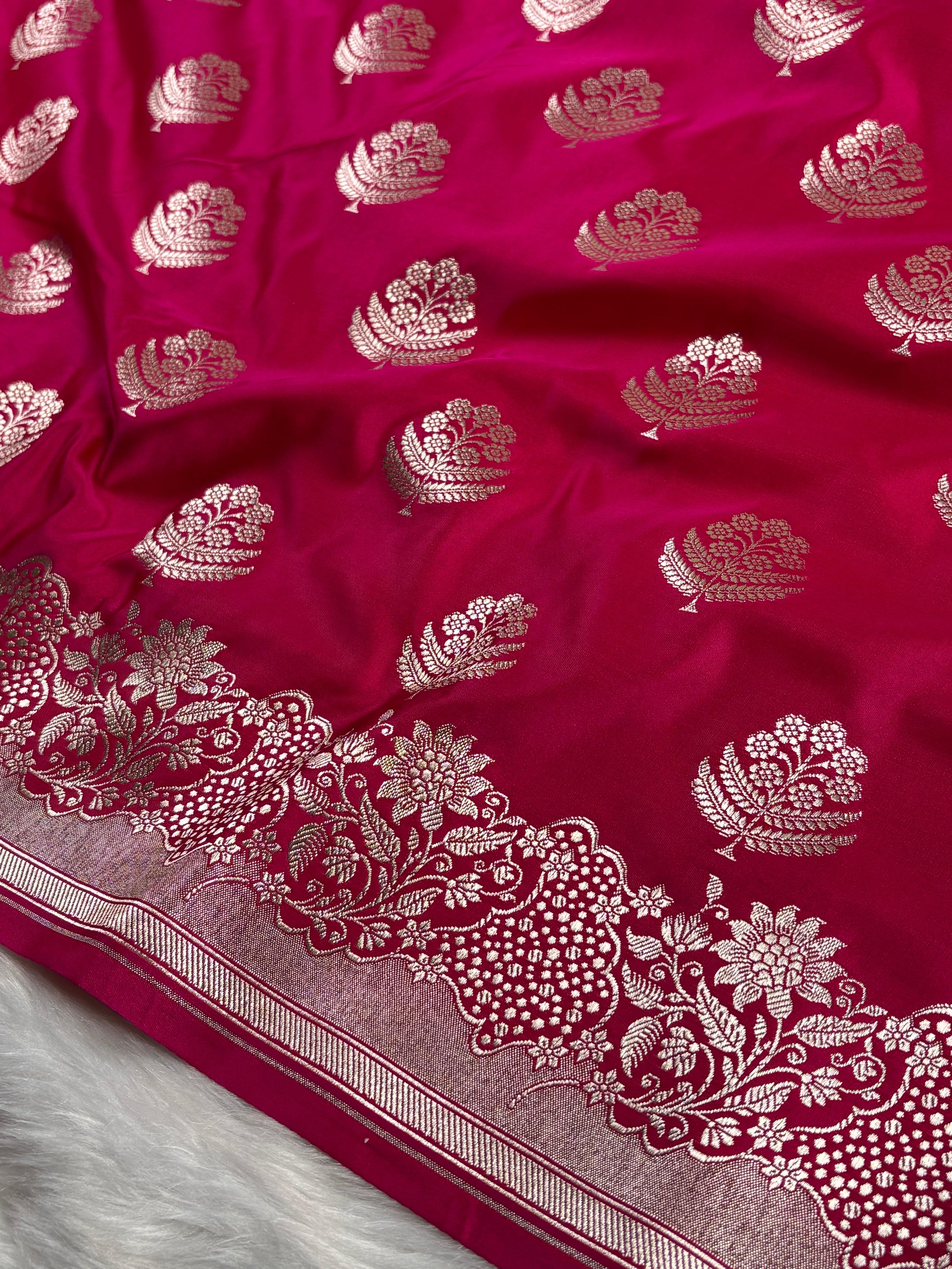Mashru Katan Banarasi Saree