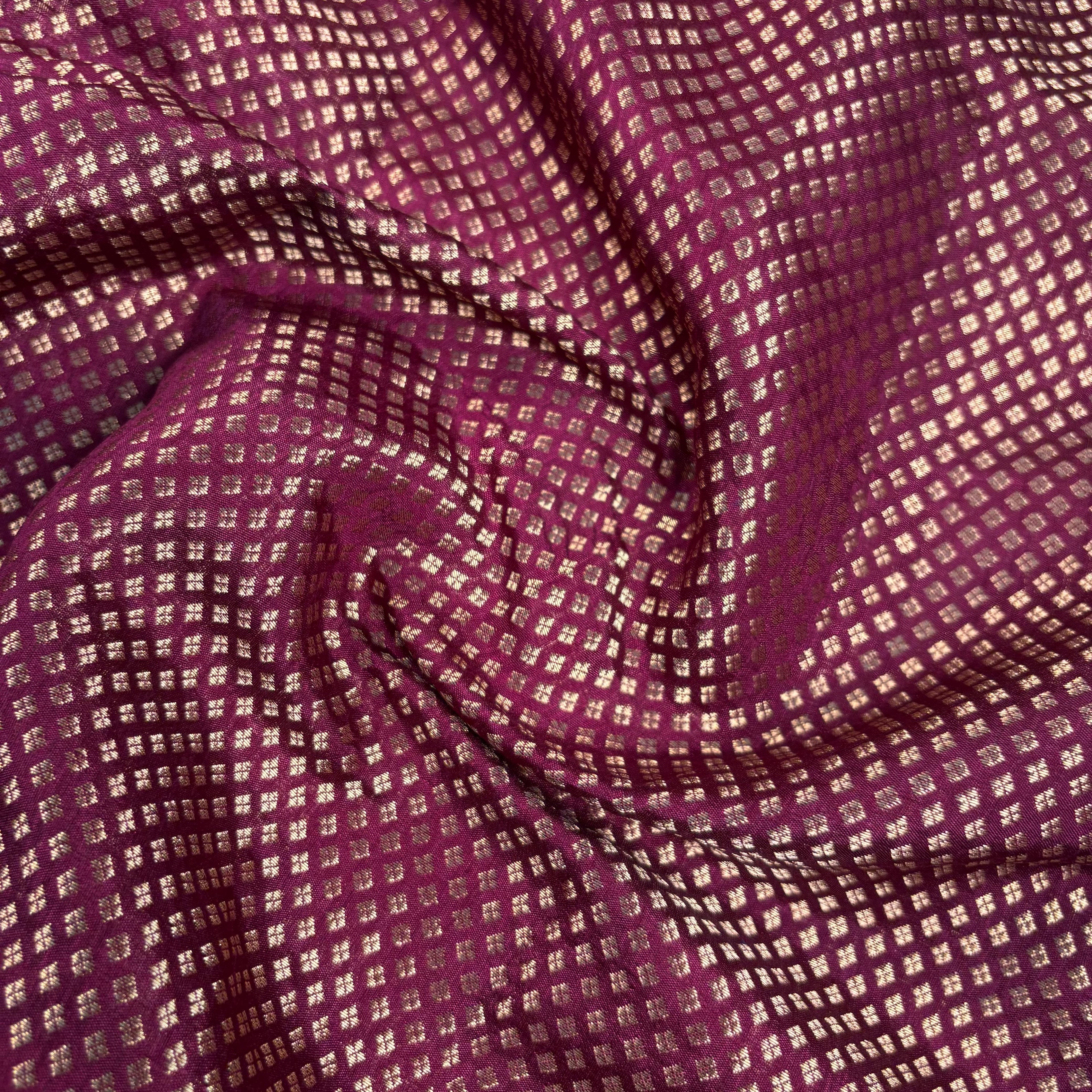 Red Banarasi Raw Silk Saree