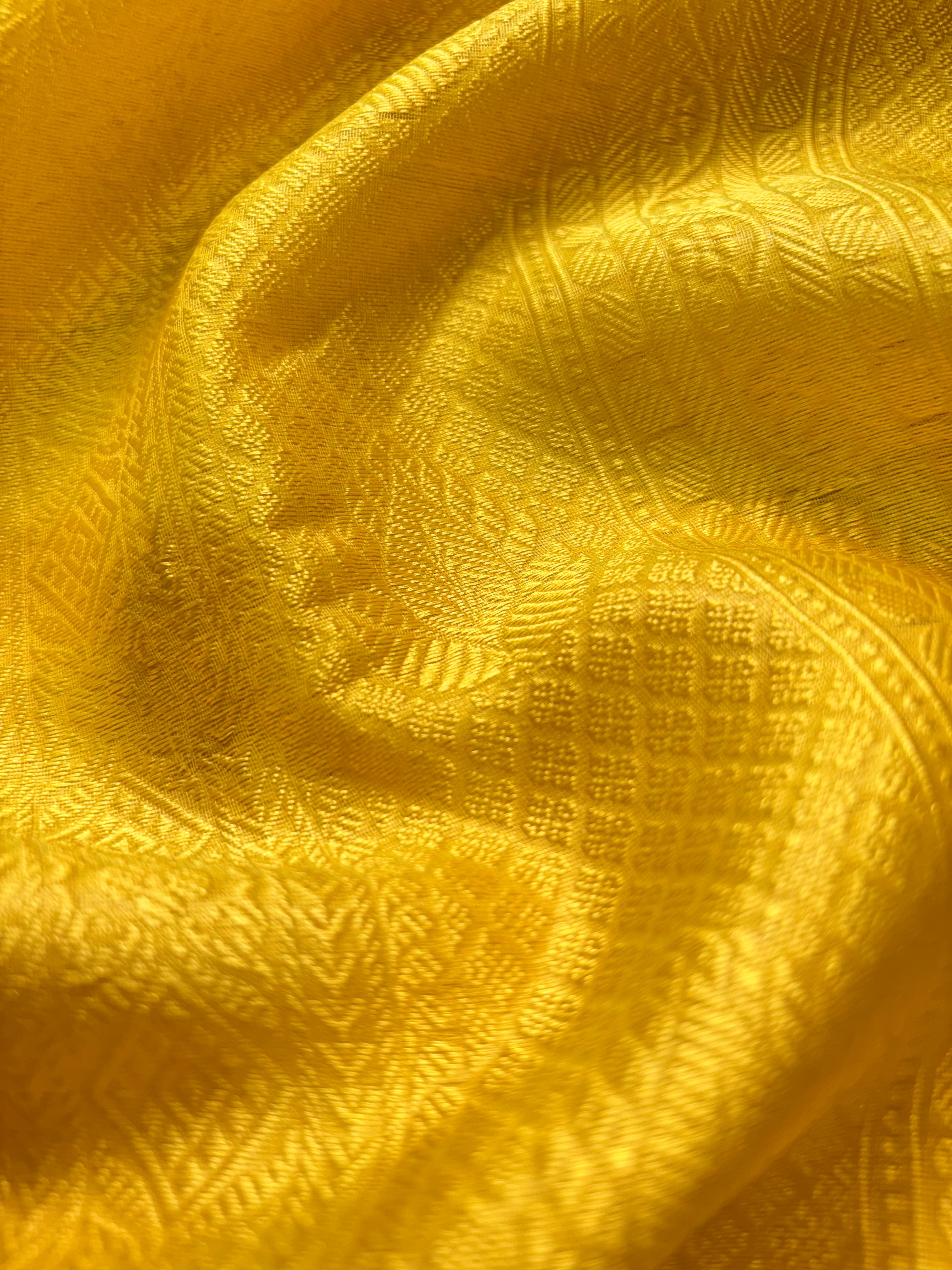 Contrast Banarasi Fancy Katan Tanchui Meena Saree