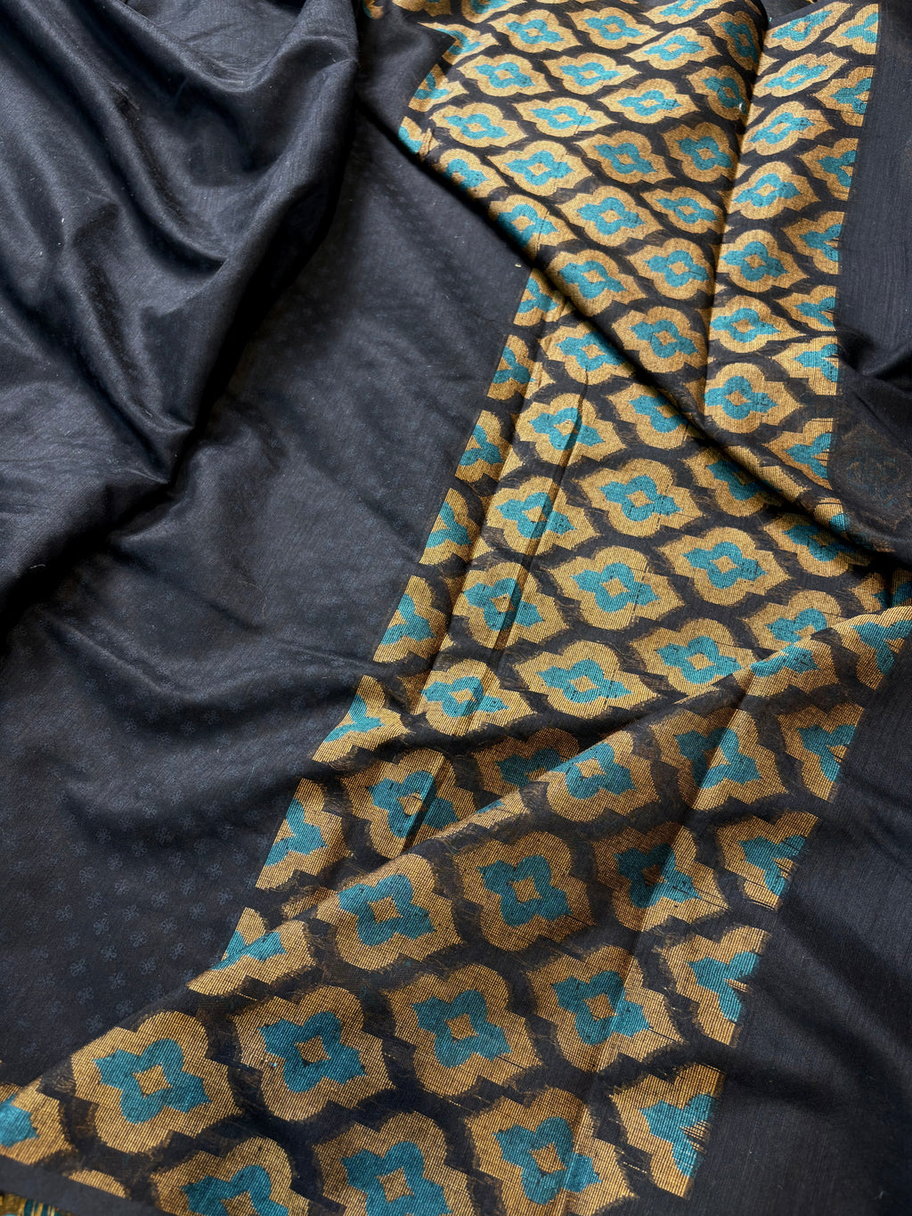 Black Banarasi Fancy Mesrise Saree