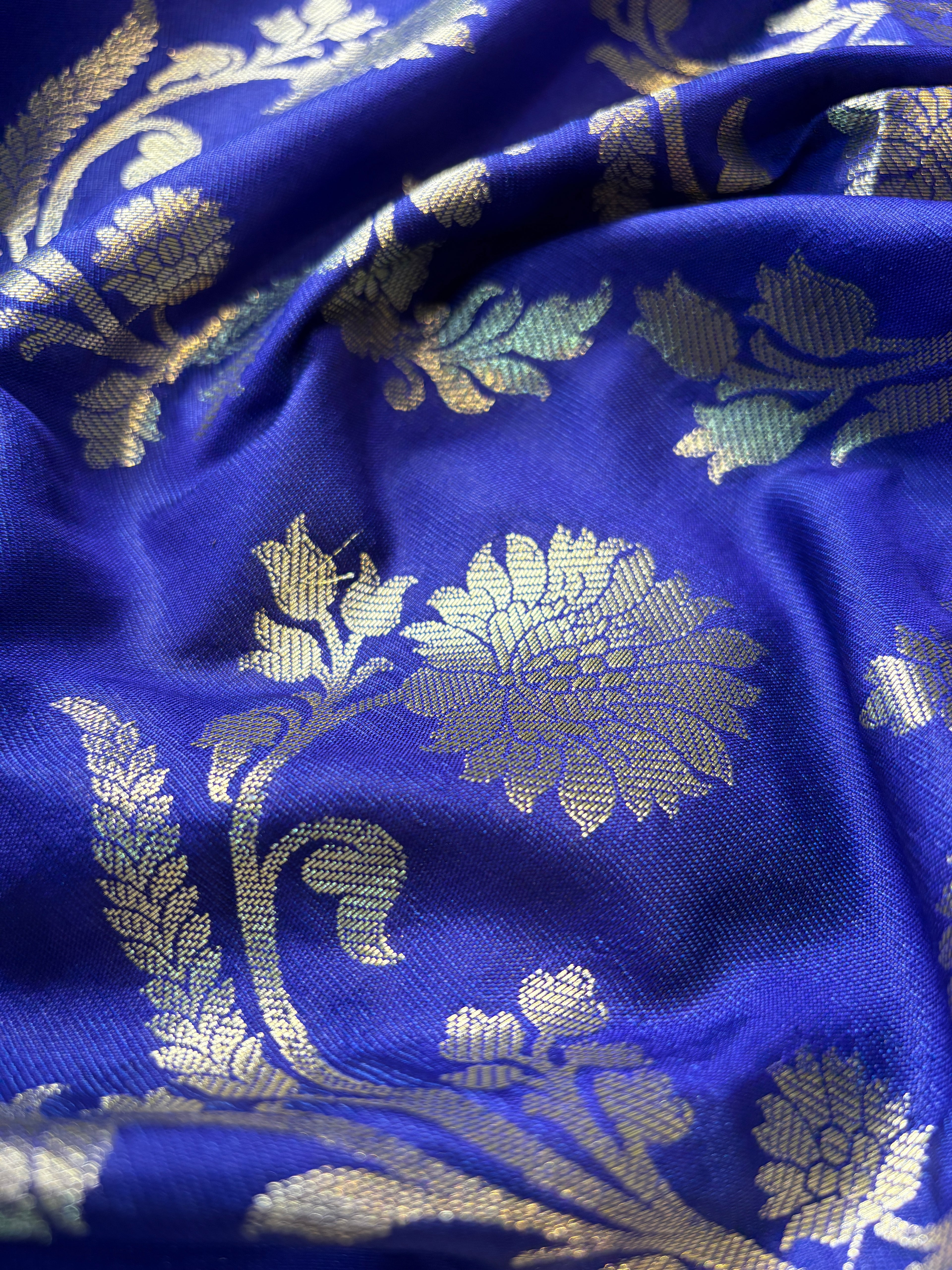 Contrast Banarasi Fancy Katan Silk Saree