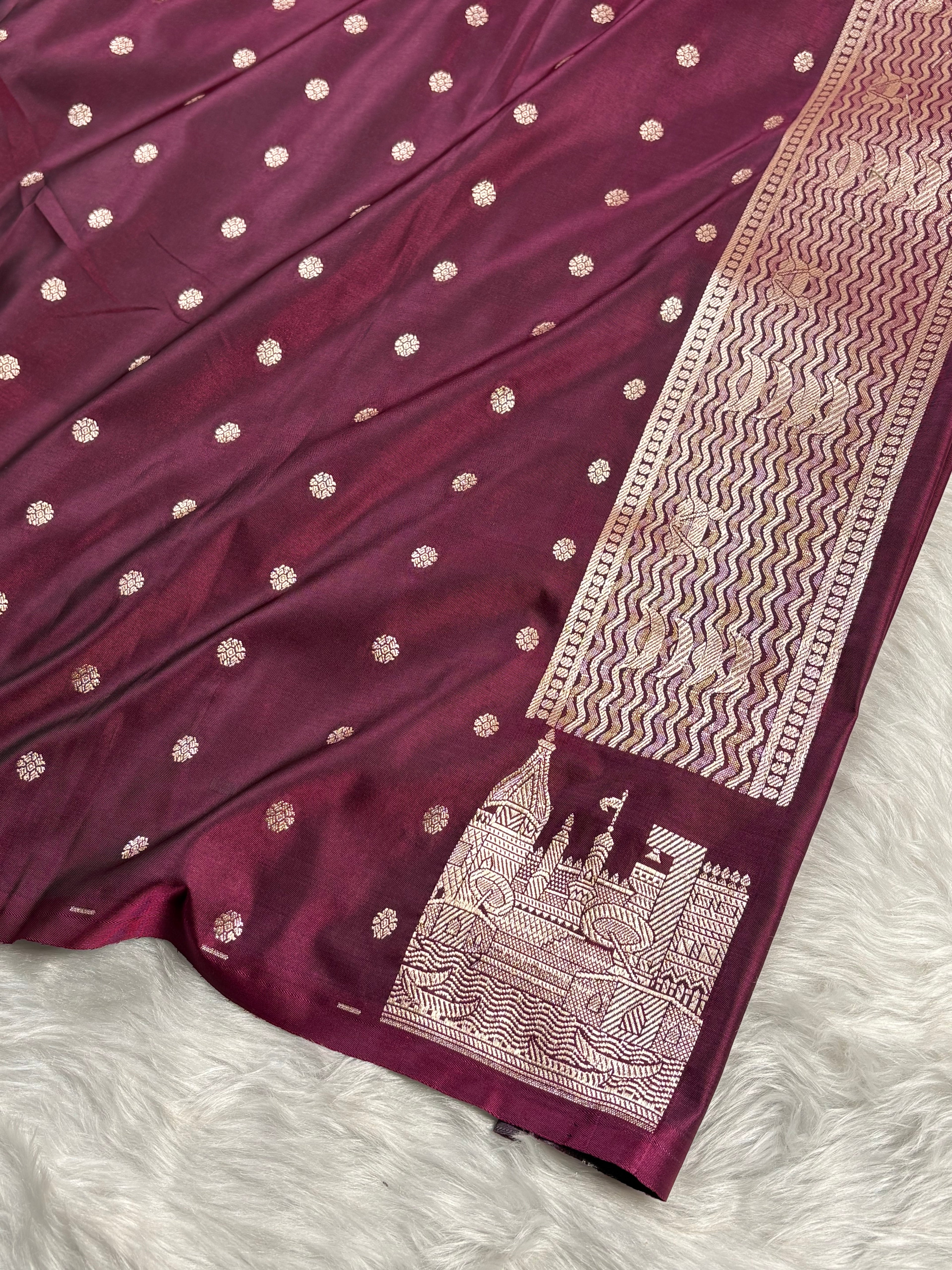 Mashru Katan Banarasi Saree