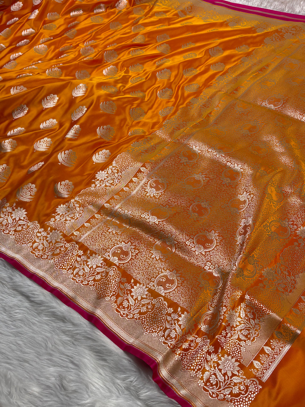 Mashru Katan Banarasi Saree