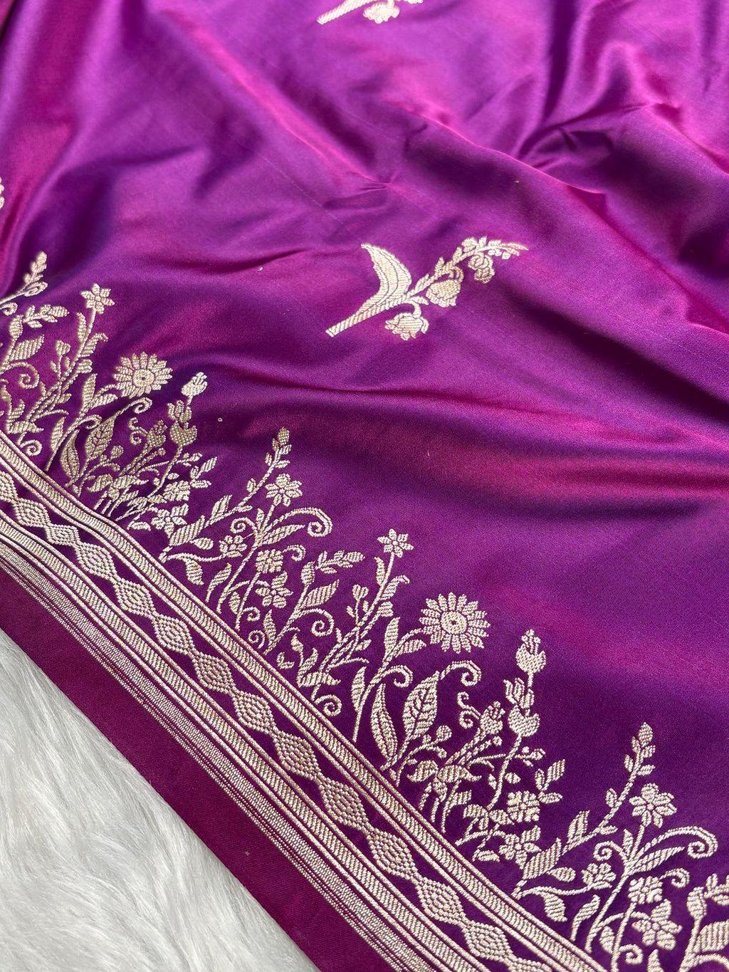 Mashru Katan Banarasi Saree