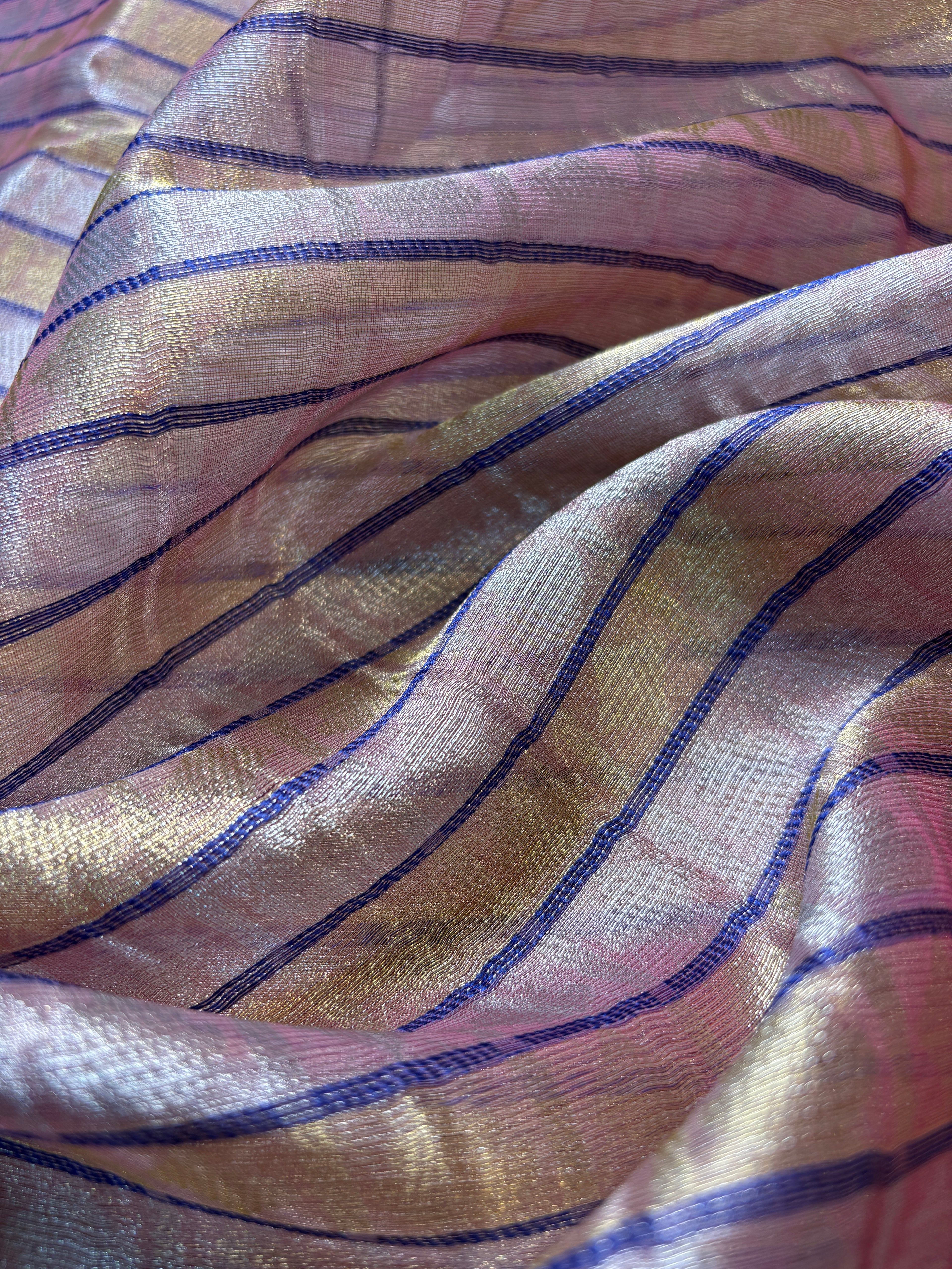 Contrast Banarasi Fancy Tissue Silk Saree