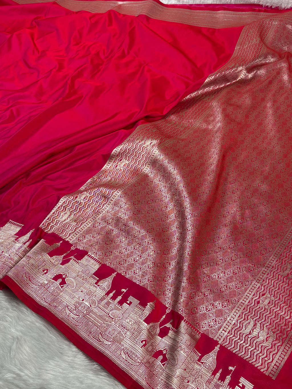 Mashru Katan Banarasi Saree