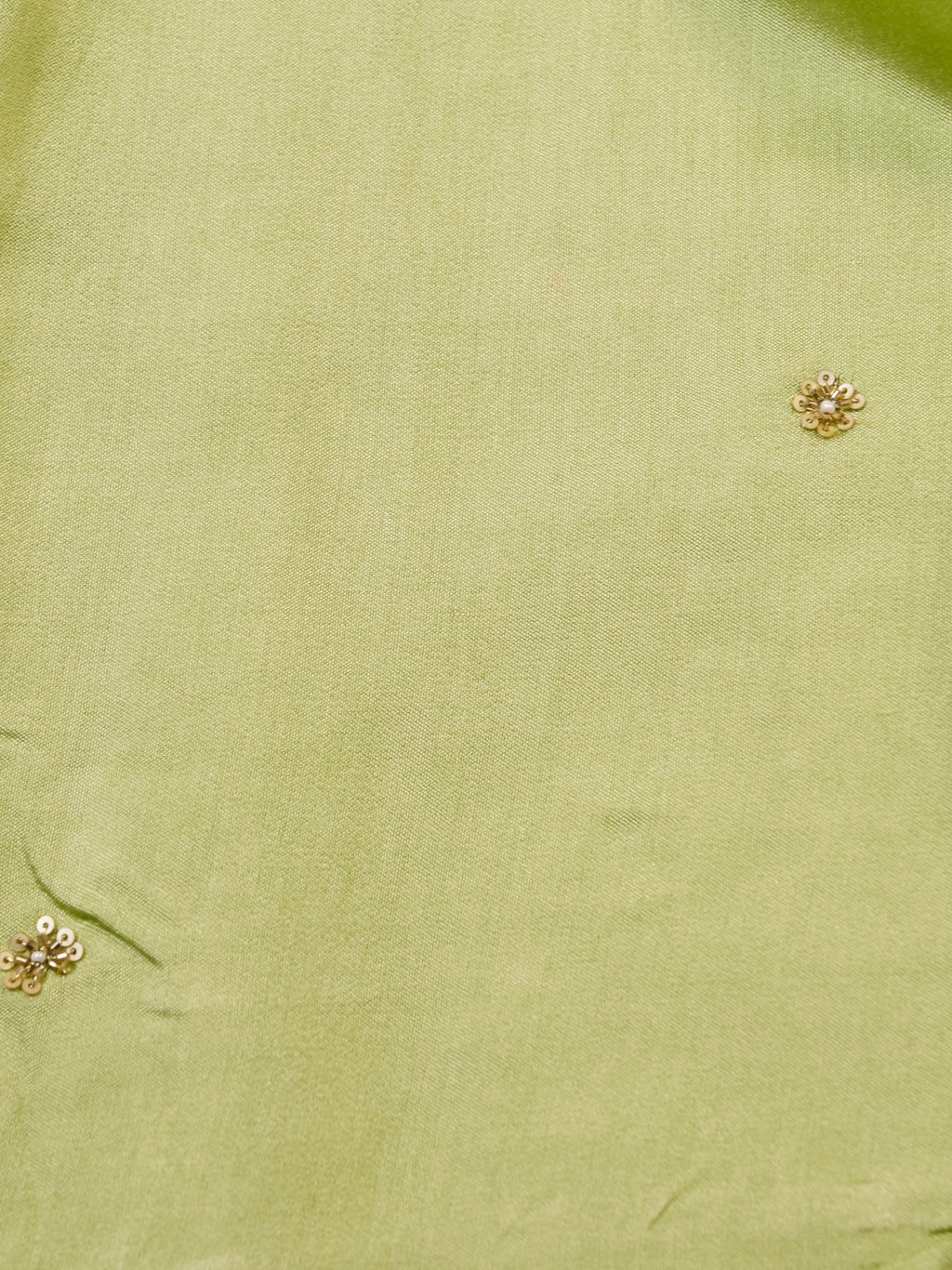 Handwoven Lime Green Banarasi Organza Silk Saree