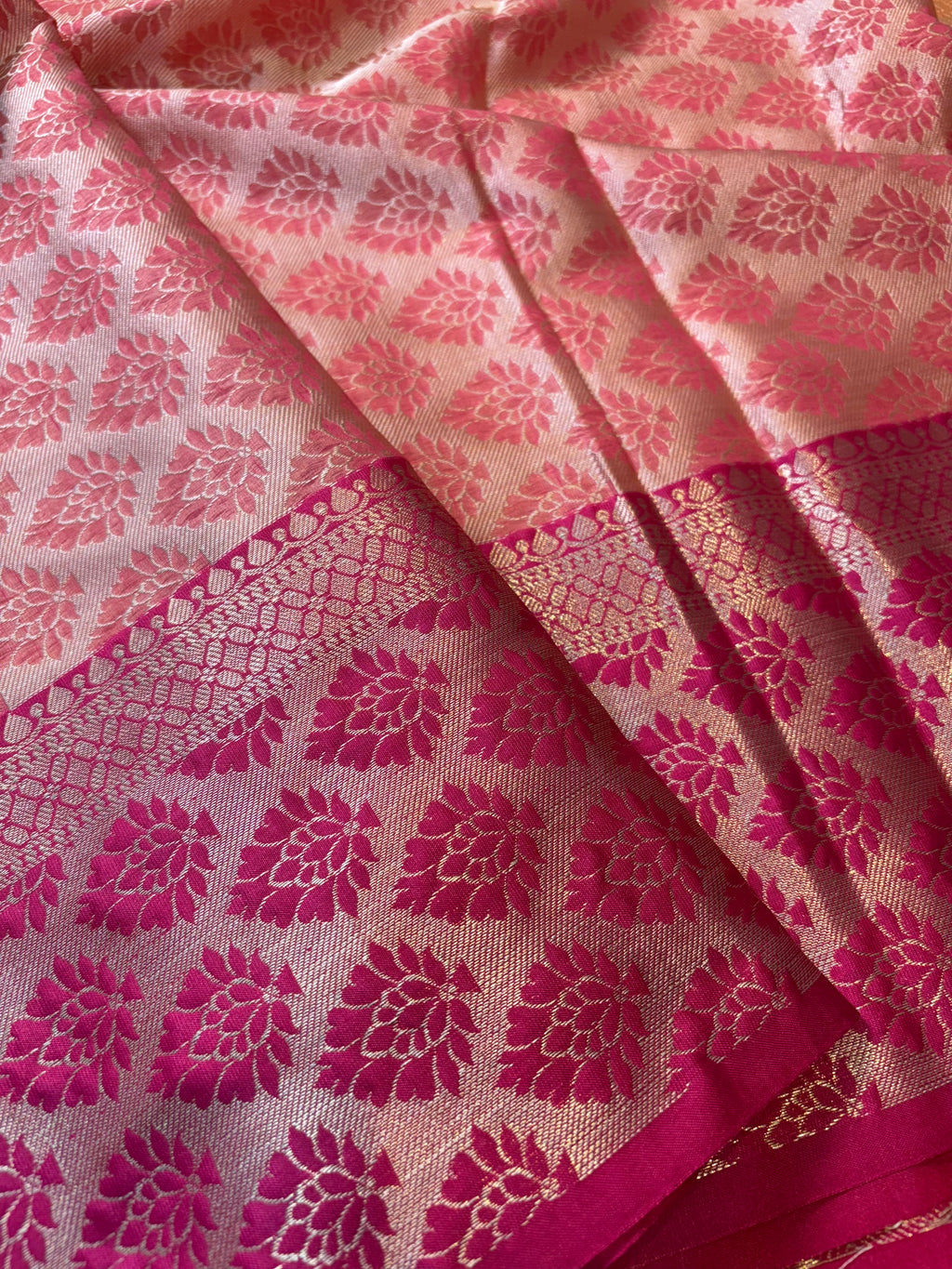 Contrast Banarasi Fancy Katan Saree