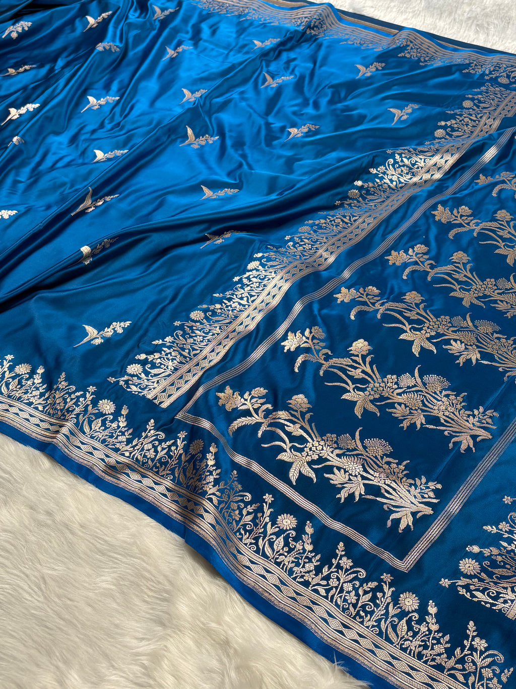 Mashru Katan Banarasi Saree