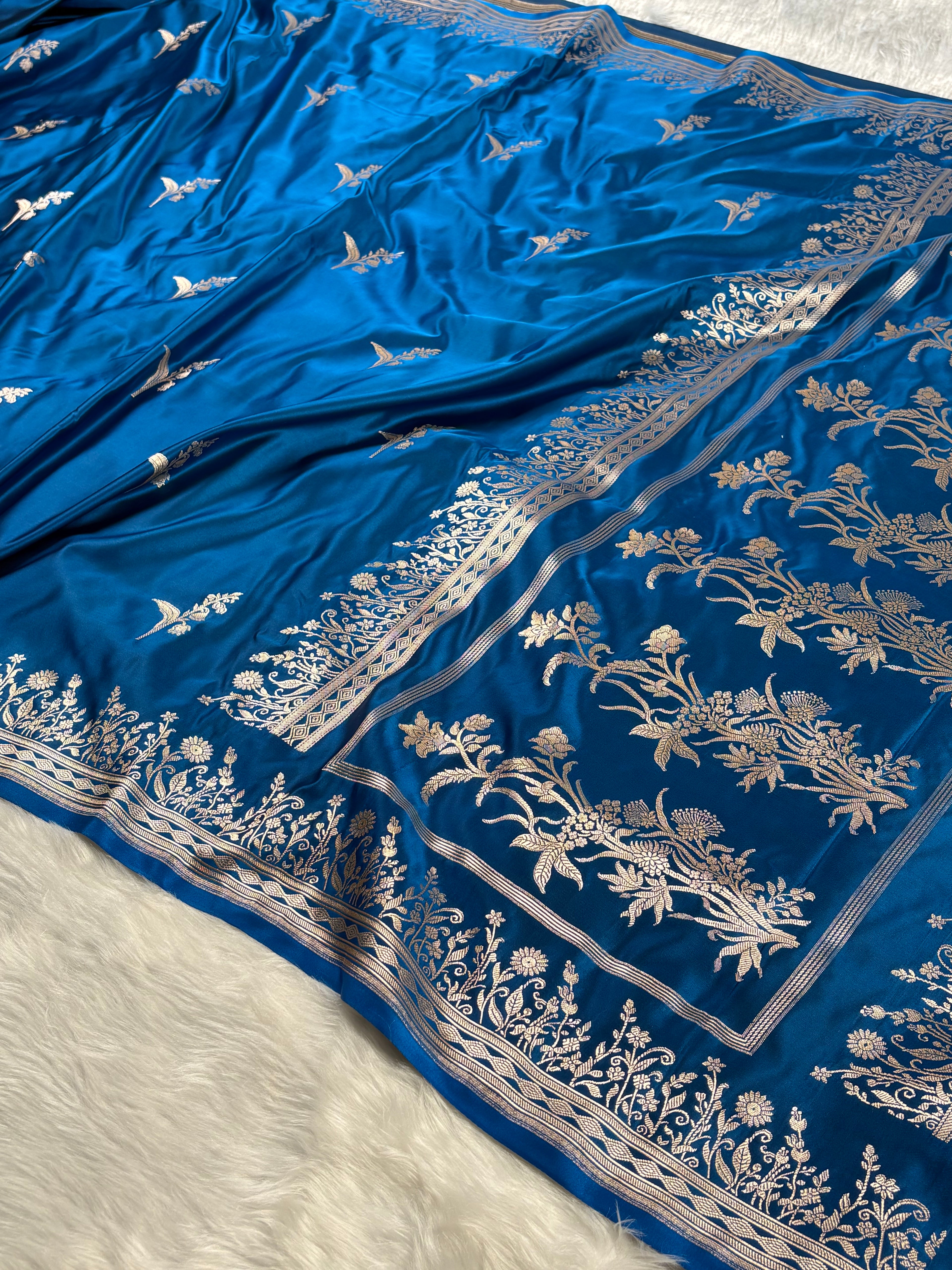 Mashru Katan Banarasi Saree