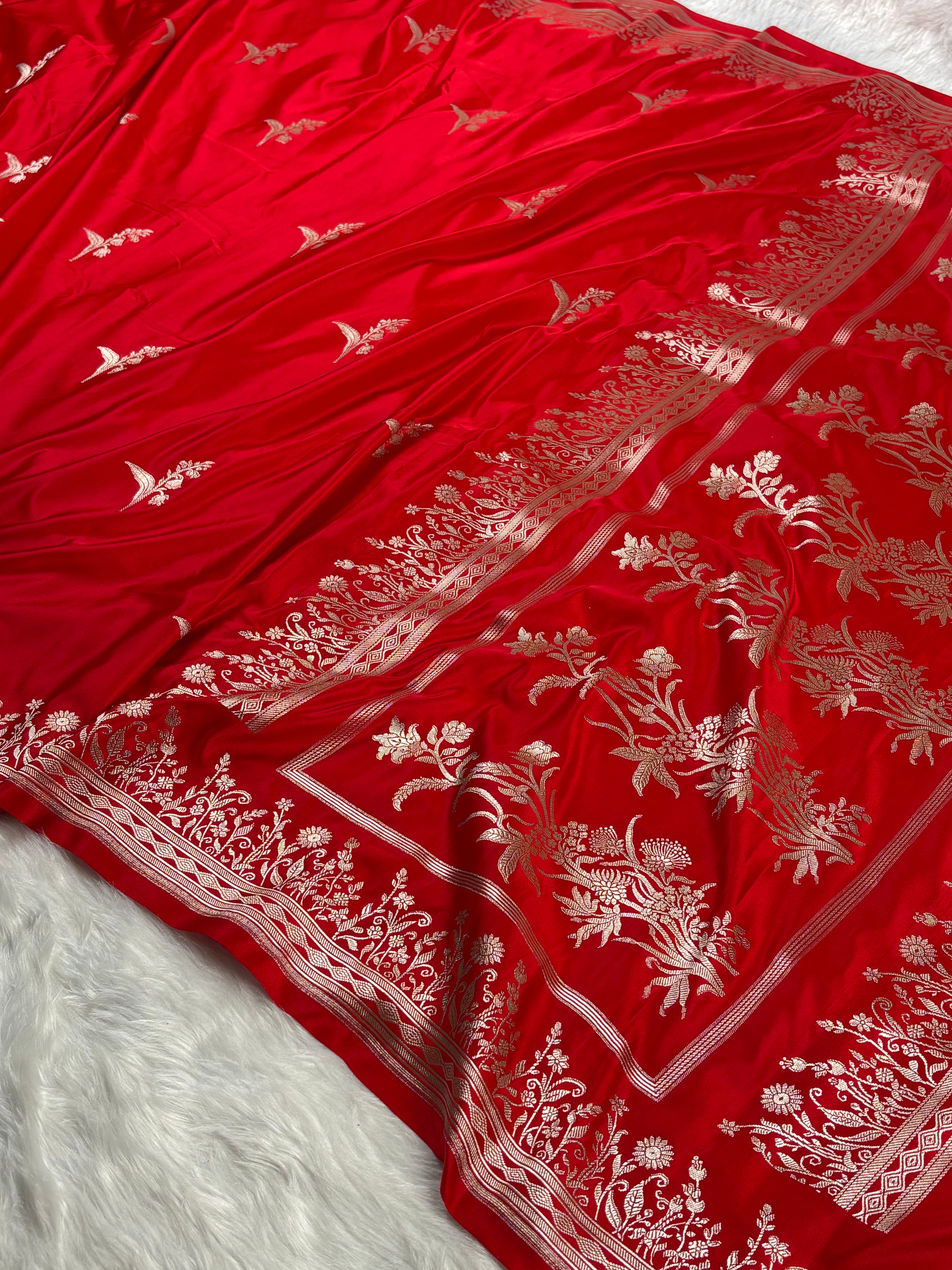 Mashru Katan Banarasi Saree