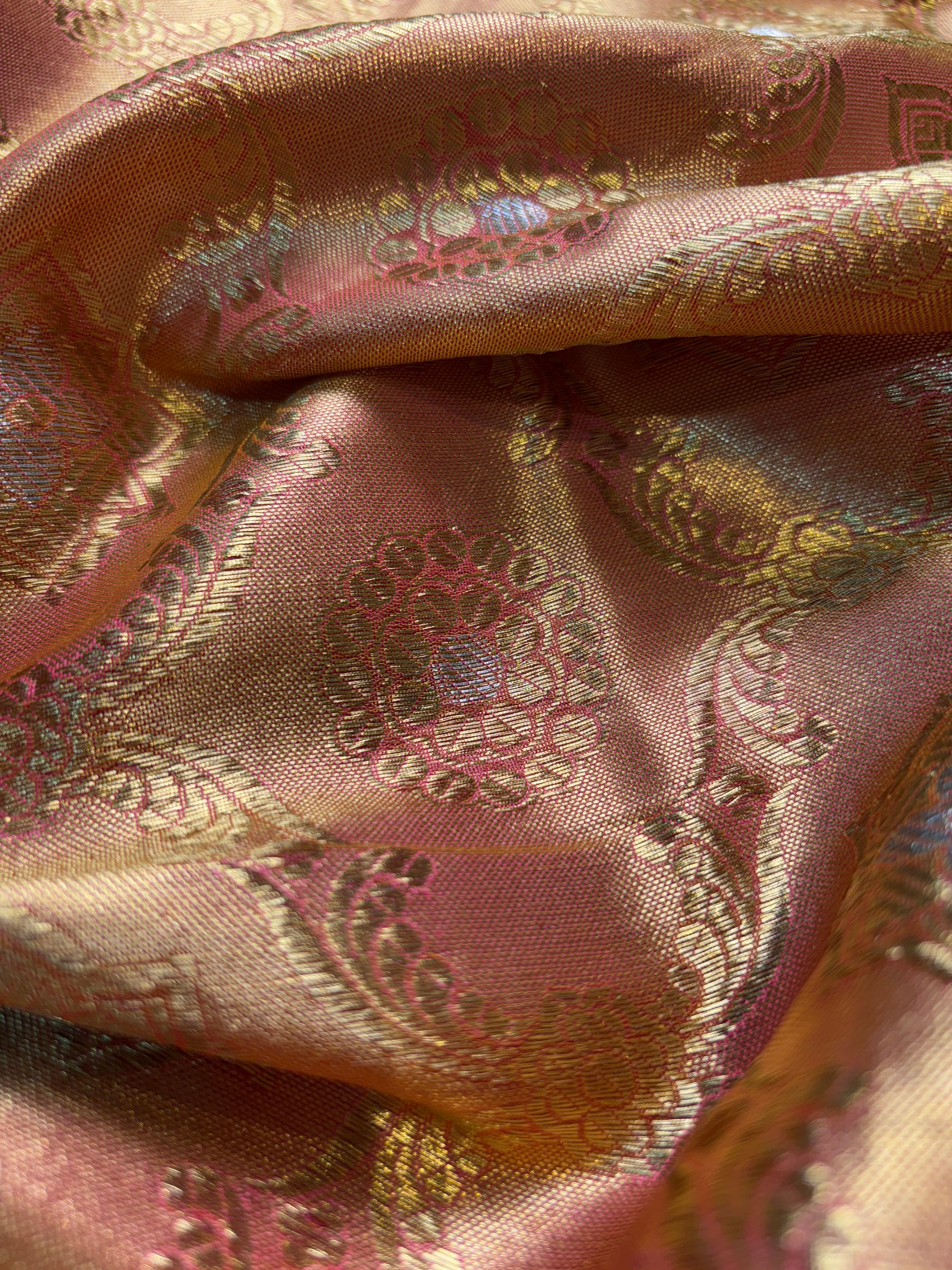 Contrast Banarasi Fancy Katan Tissue Alfi Saree
