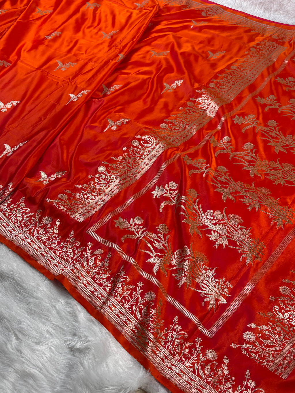 Mashru Katan Banarasi Saree