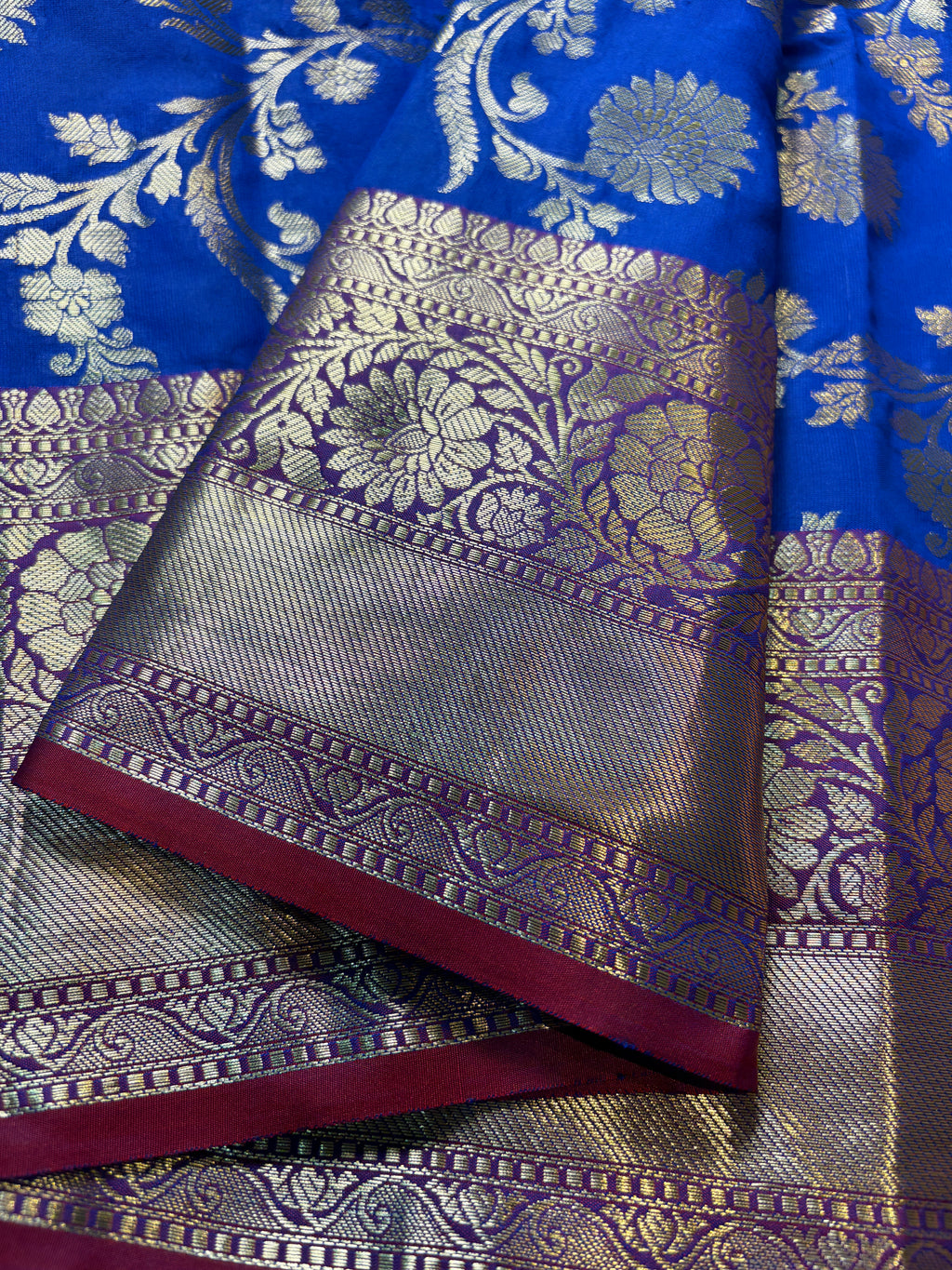 Contrast Banarasi Fancy Katan Saree