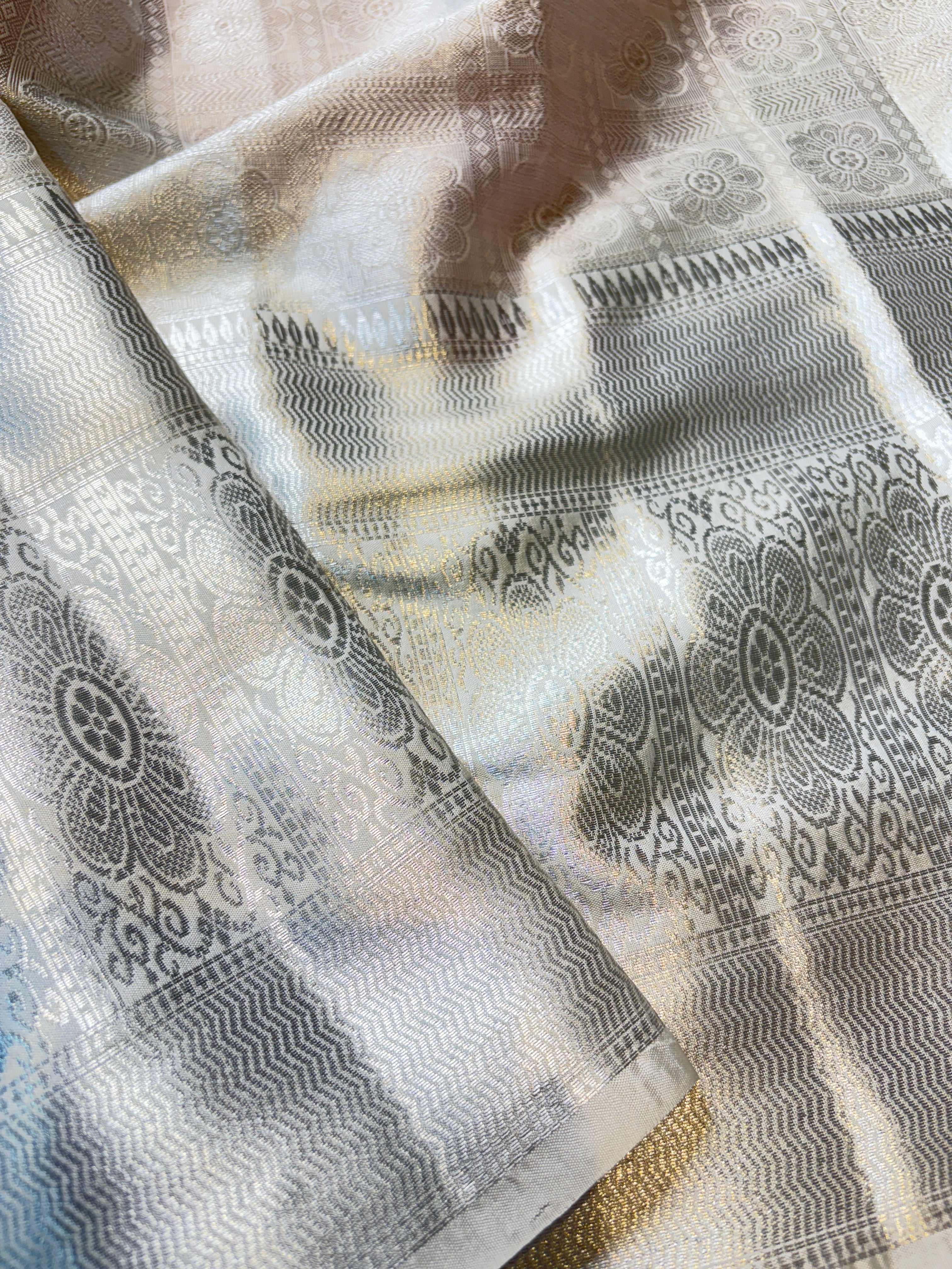 Red Banarasi Katan Brocade Silk Saree