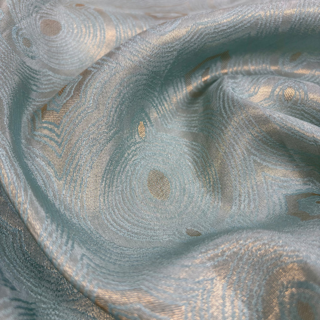 Sea Green Banarasi Dupiyan Silk Saree