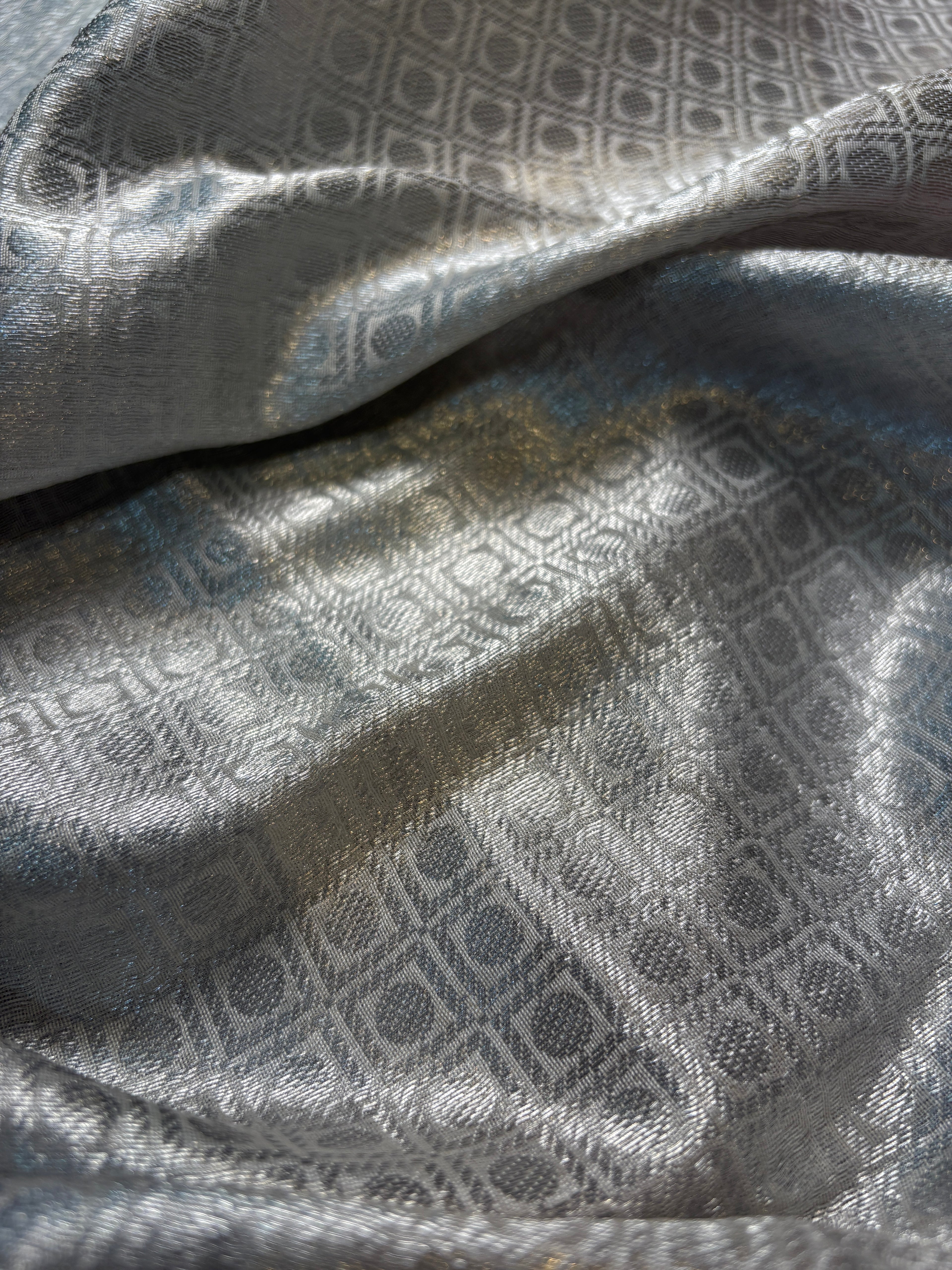 Contrast Banarasi Fancy Katan Tissue Brocade Silk Saree