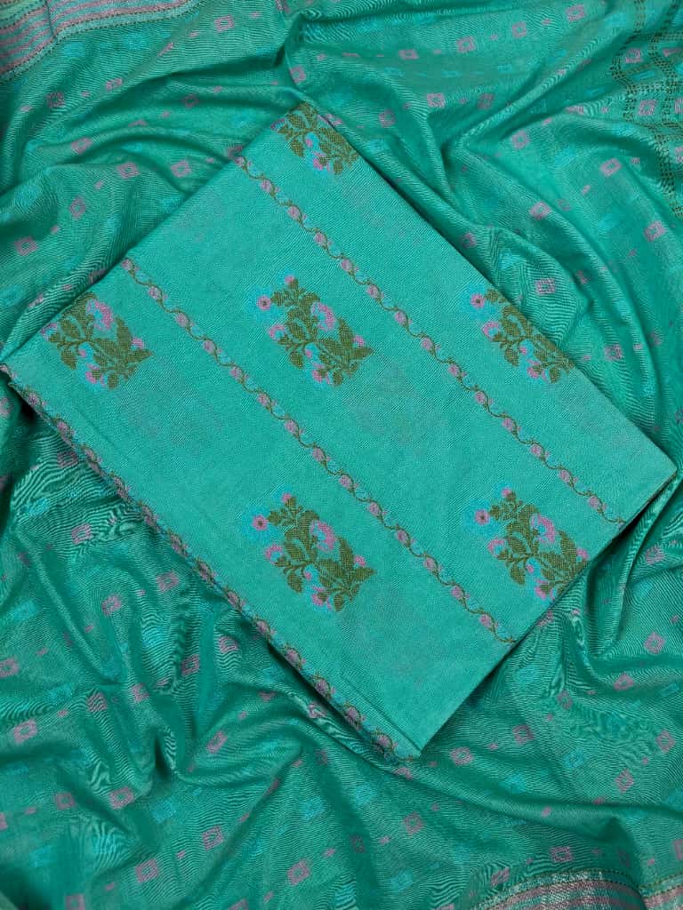 Sea Green Banarasi Georgette Suit