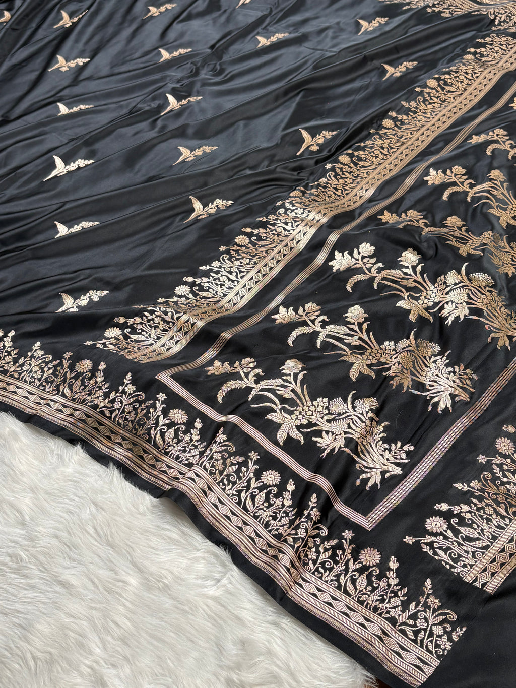 Mashru Katan Banarasi saree