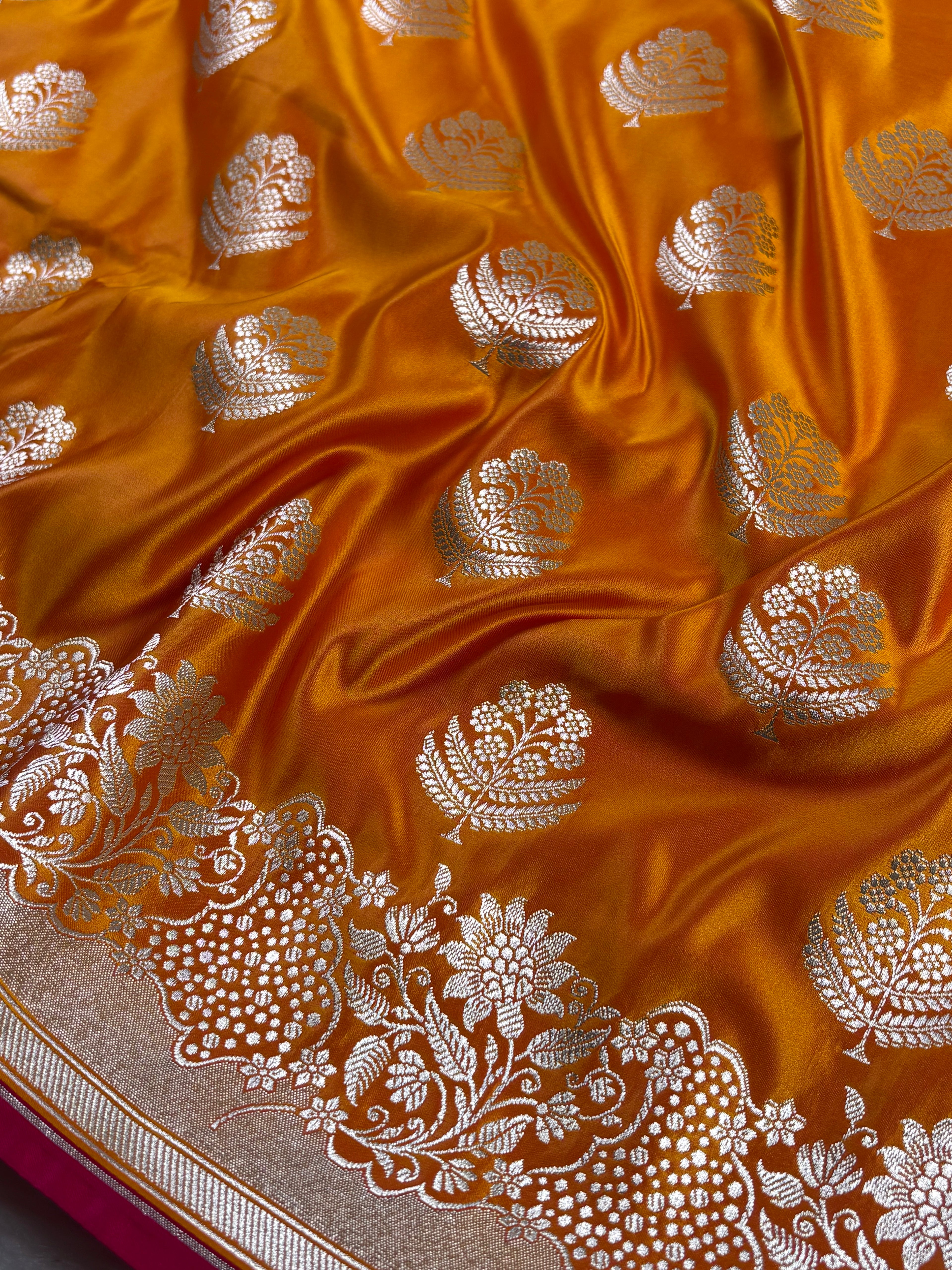 Mashru Katan Banarasi Saree